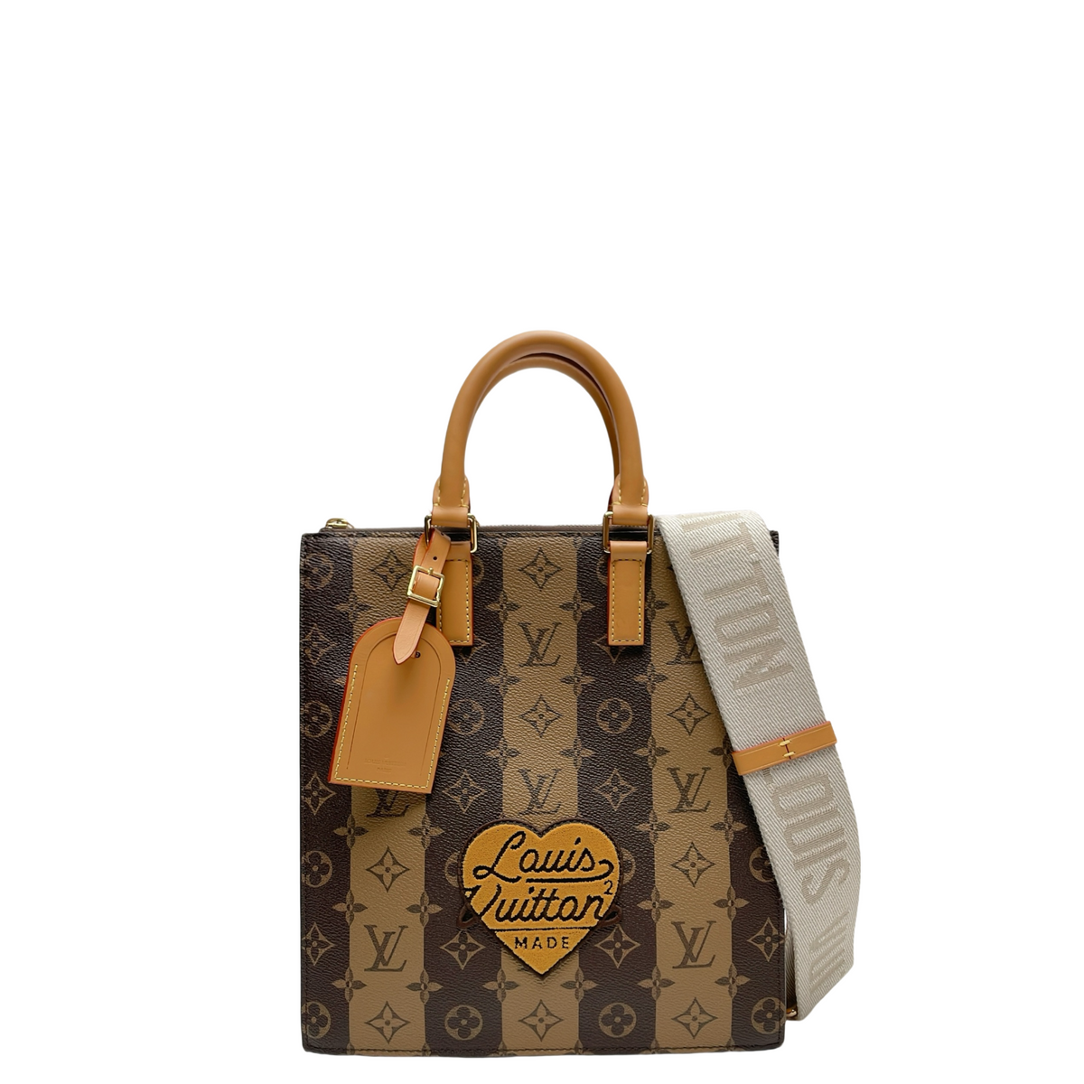 LV X NIGO STRIPE SAC PLAT LIMITED EDITION