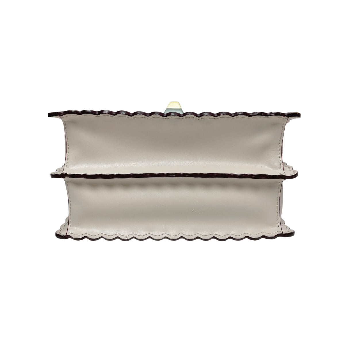 FENDI IVORY SCALLOPED