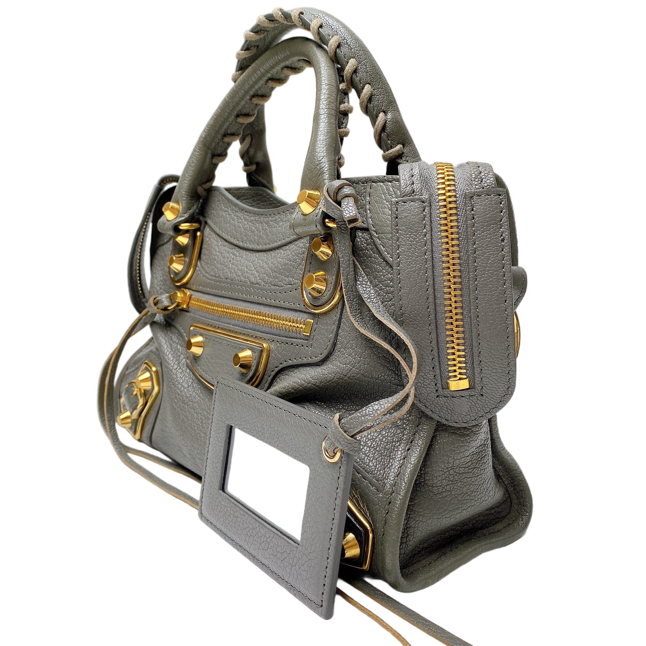 BALENCIAGA CITY MINI EDGE GREY