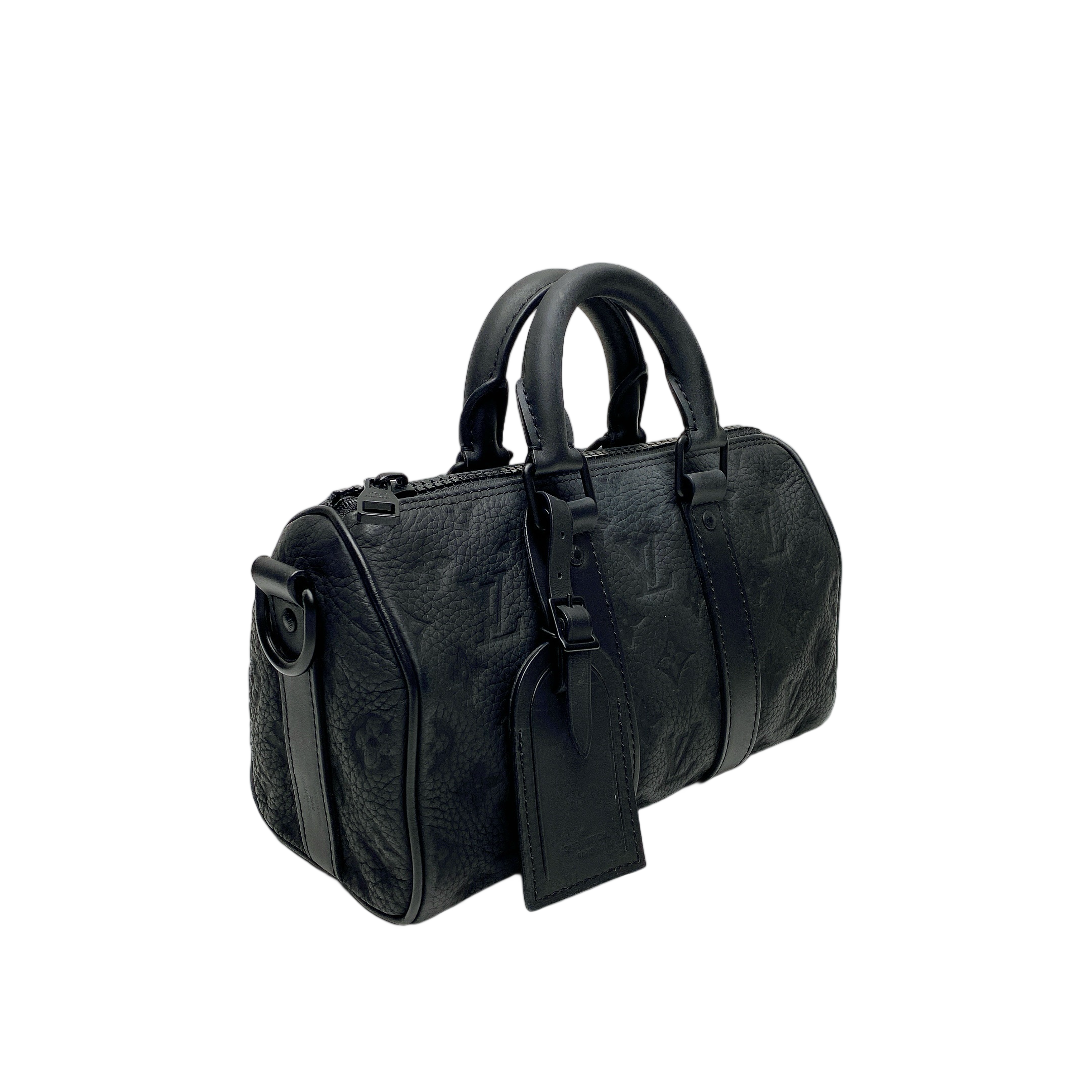 LV KEEPALL 25 BANDOULIERE BLACK