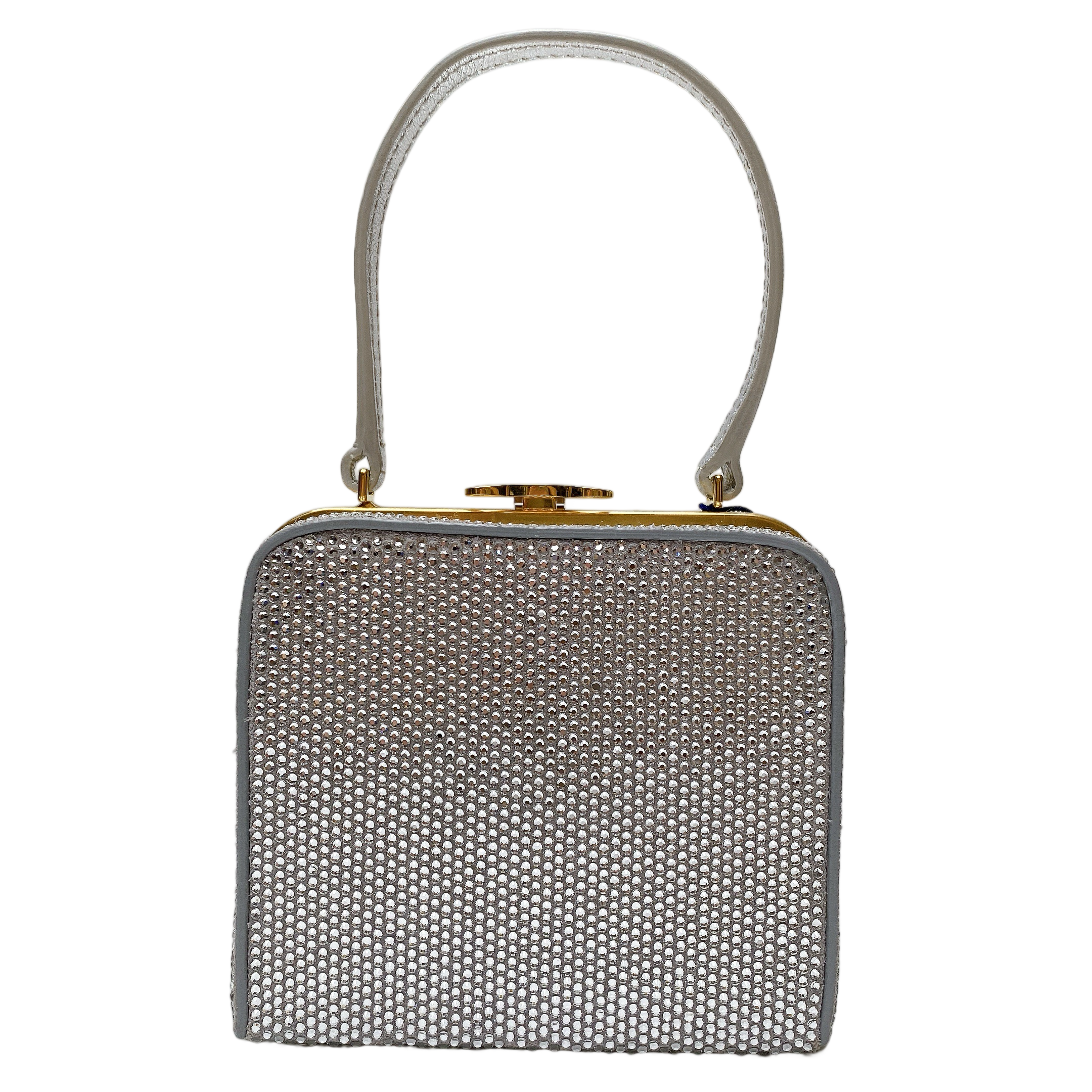 CELINE LANA MINAUDIERE IN SUEDE CALFSKIN WITH STRASS