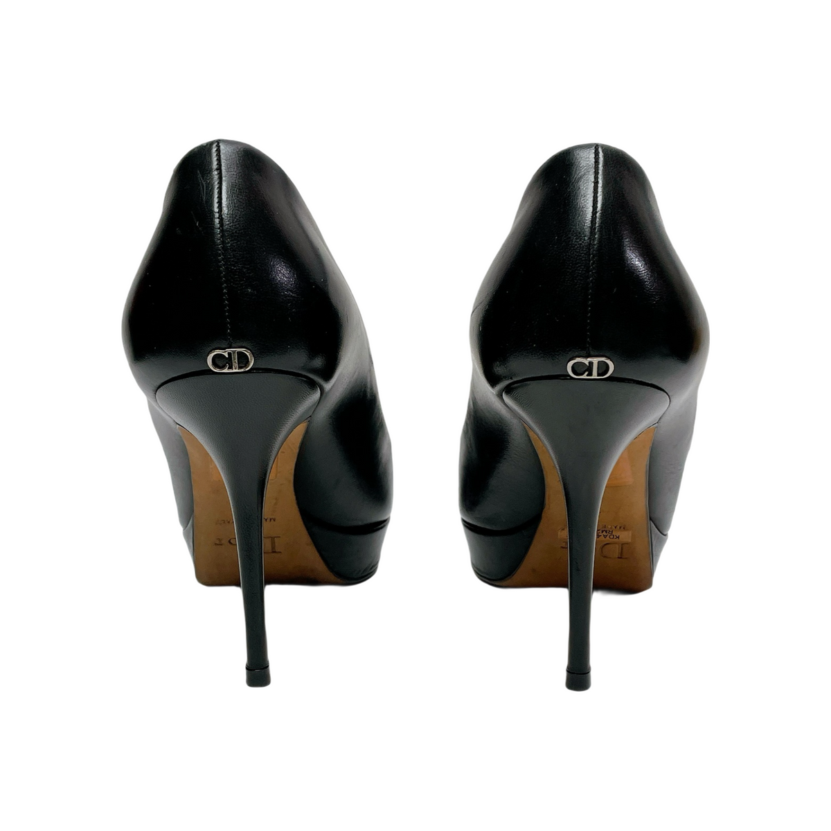 DIOR LEATHER PLATFORM PUMPS