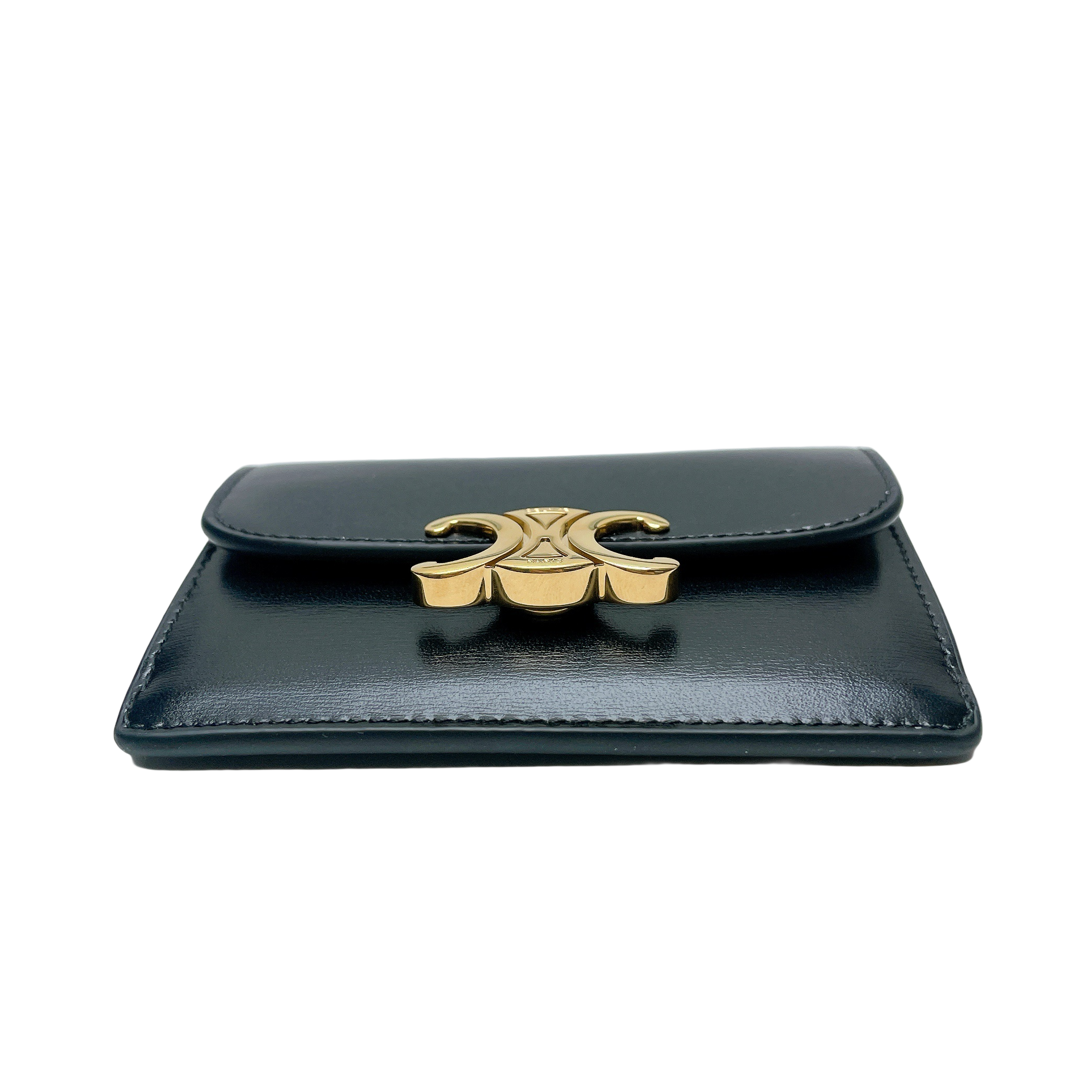 CELINE CARD HODER WITH FLAP TRIOMPHE