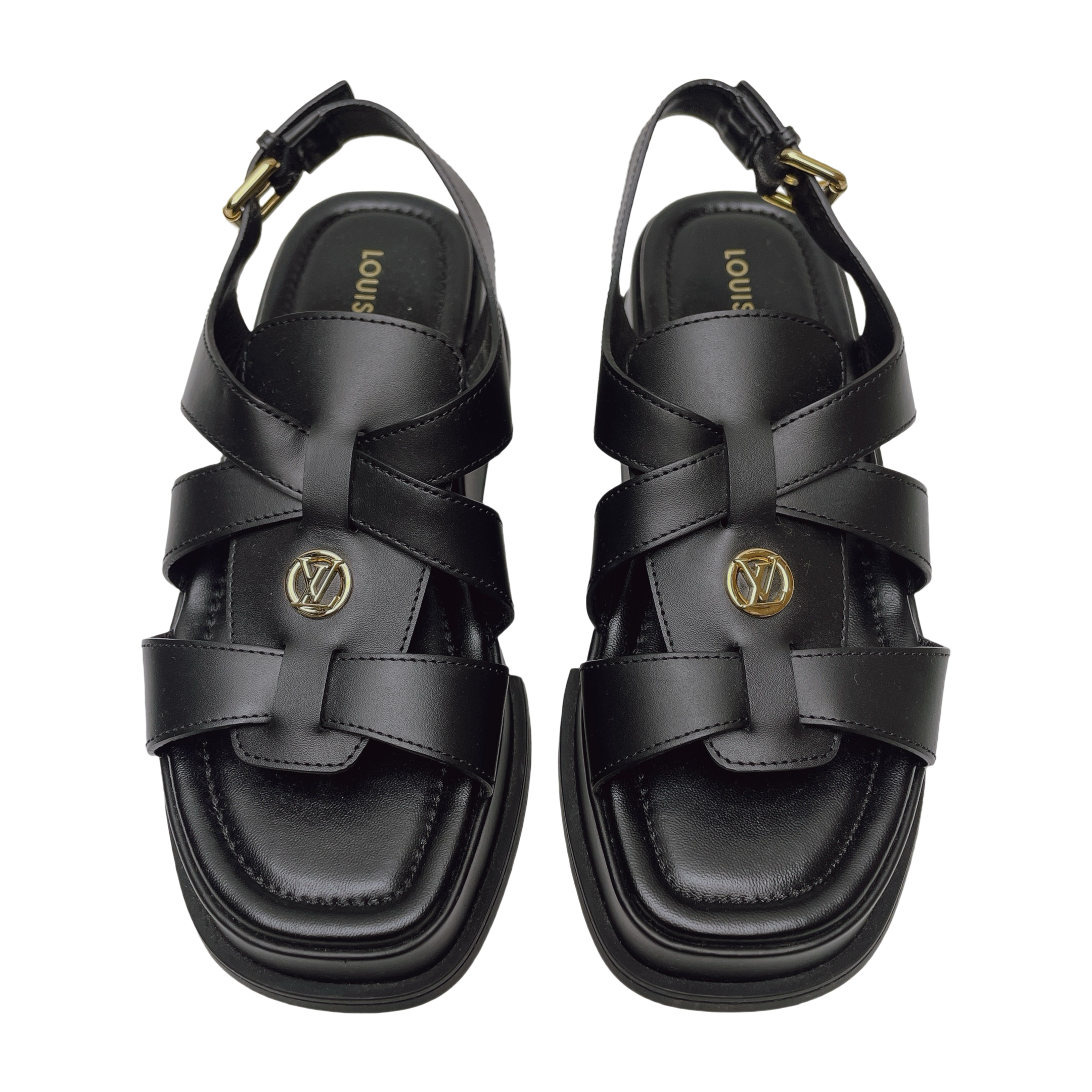 LV MAYA FLATFORM SANDALS