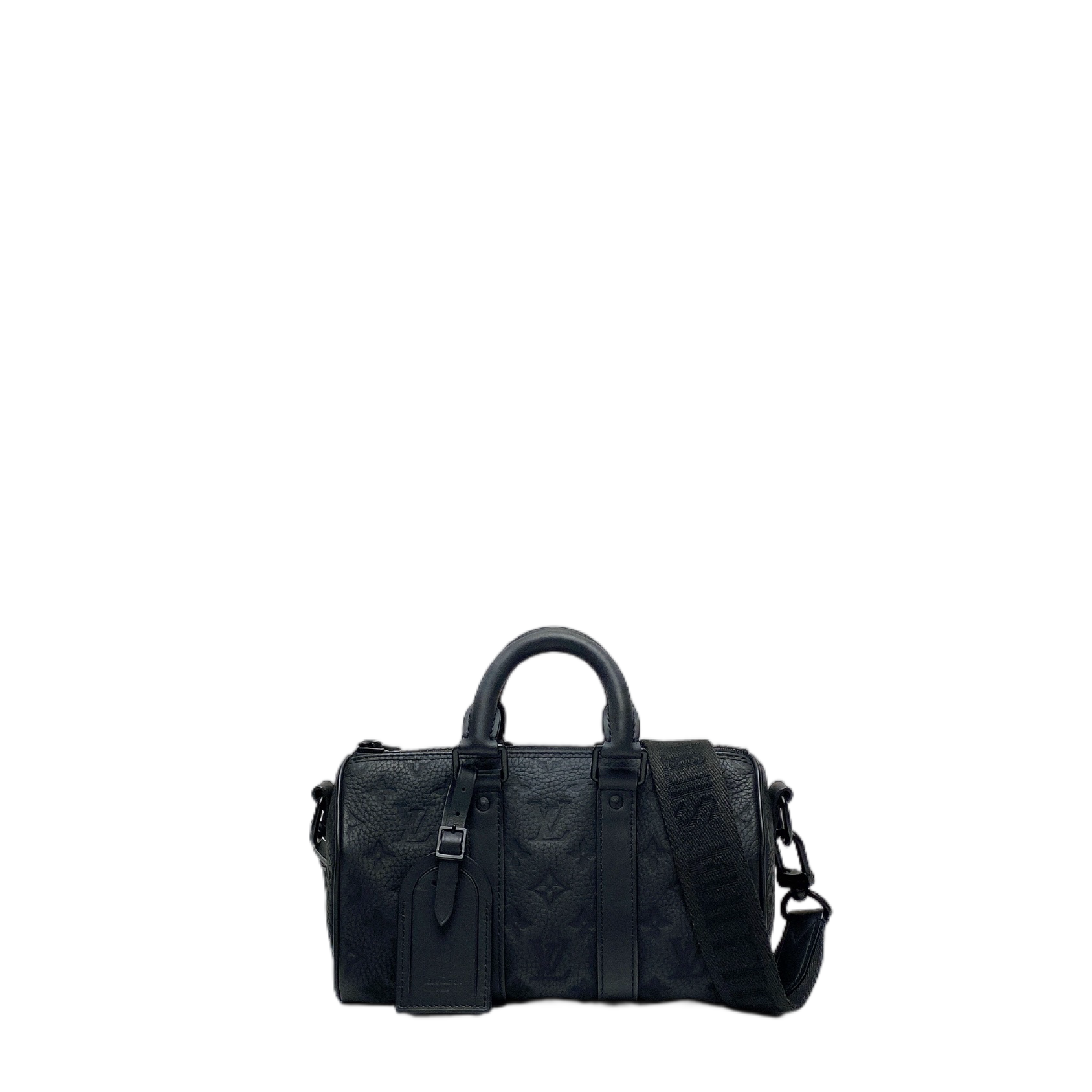 LV KEEPALL 25 BANDOULIERE BLACK