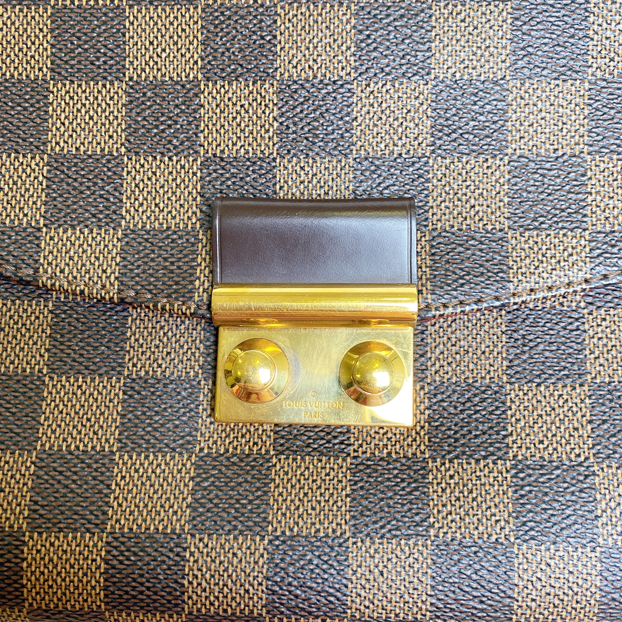 LV CROISETTE DAMIER EBENE