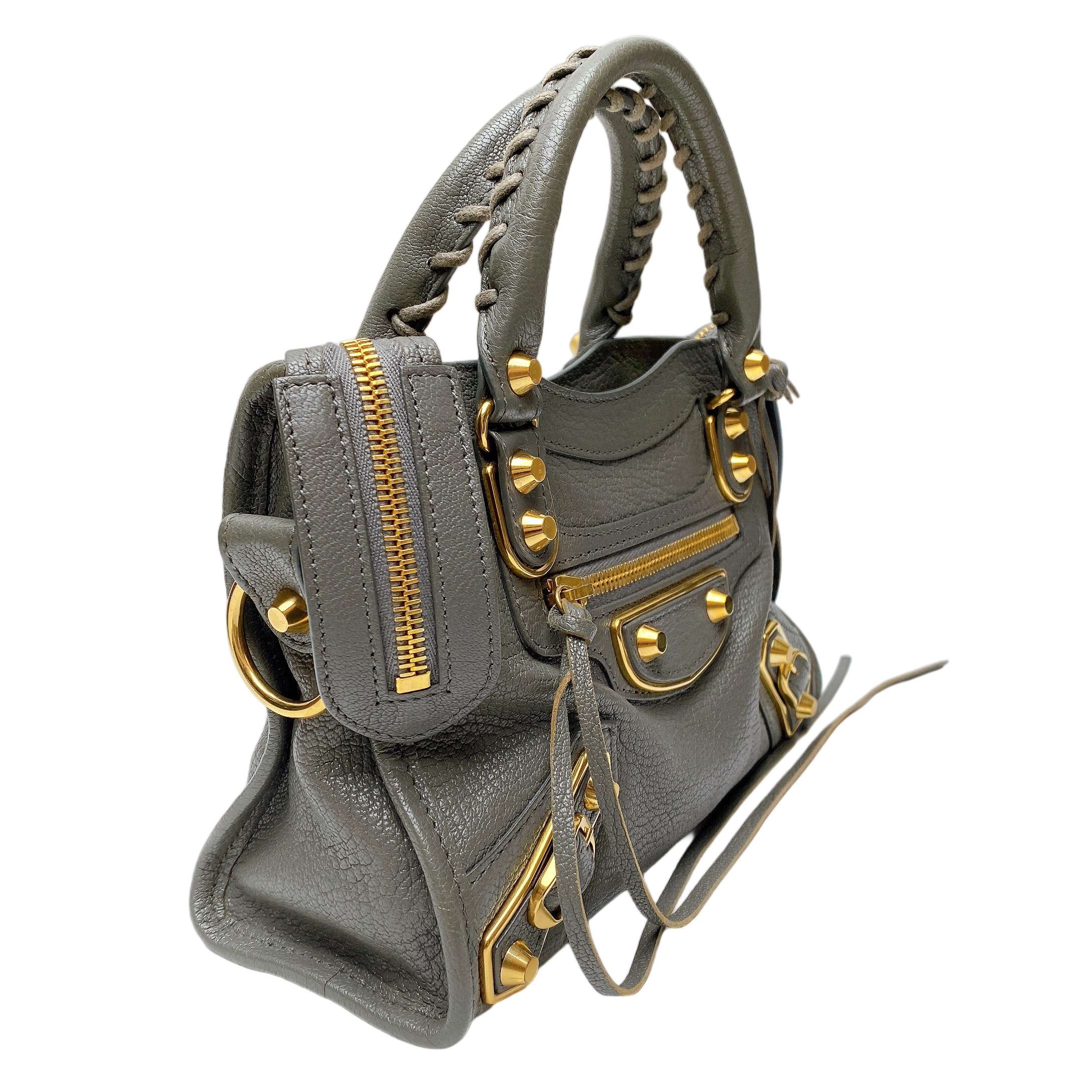 BALENCIAGA CITY MINI EDGE GREY