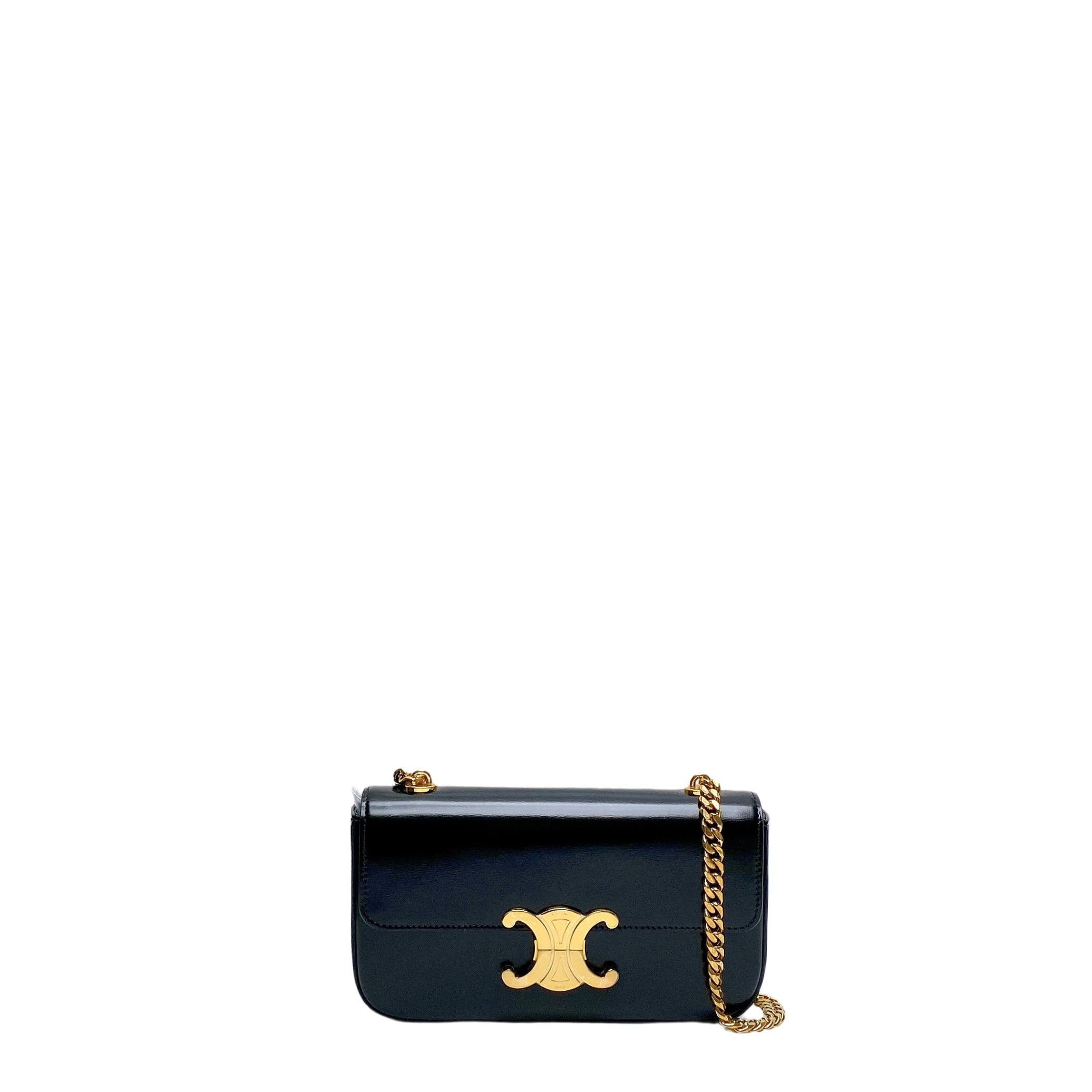 CELINE TRIOMPHE CHAIN SHOULDER BAG