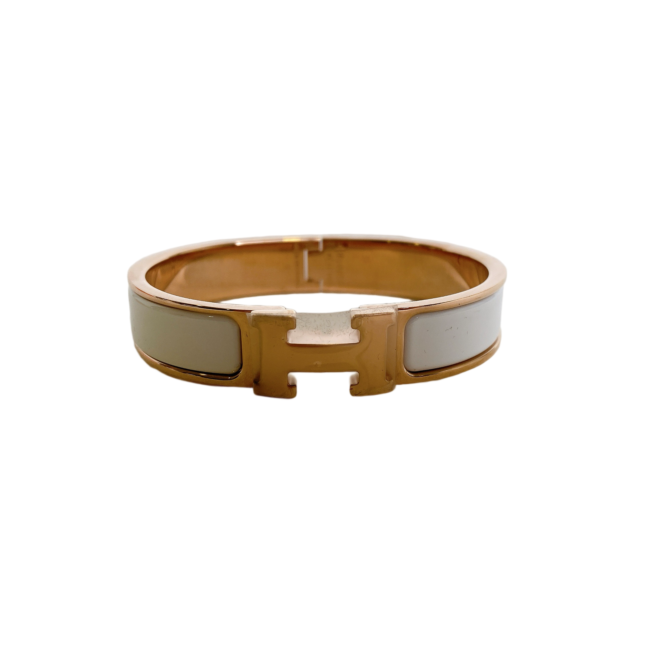 HERMES BRACELET WHITE RHW