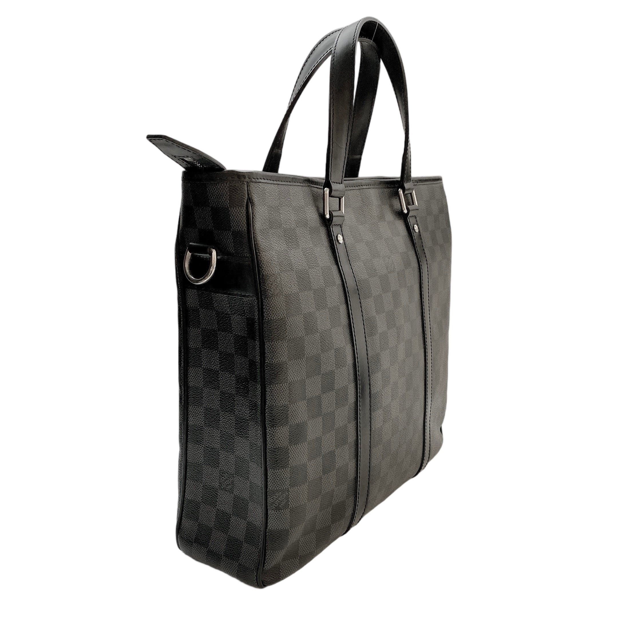 LV TADAO TOTE BAG DAMIER GRAPHITE