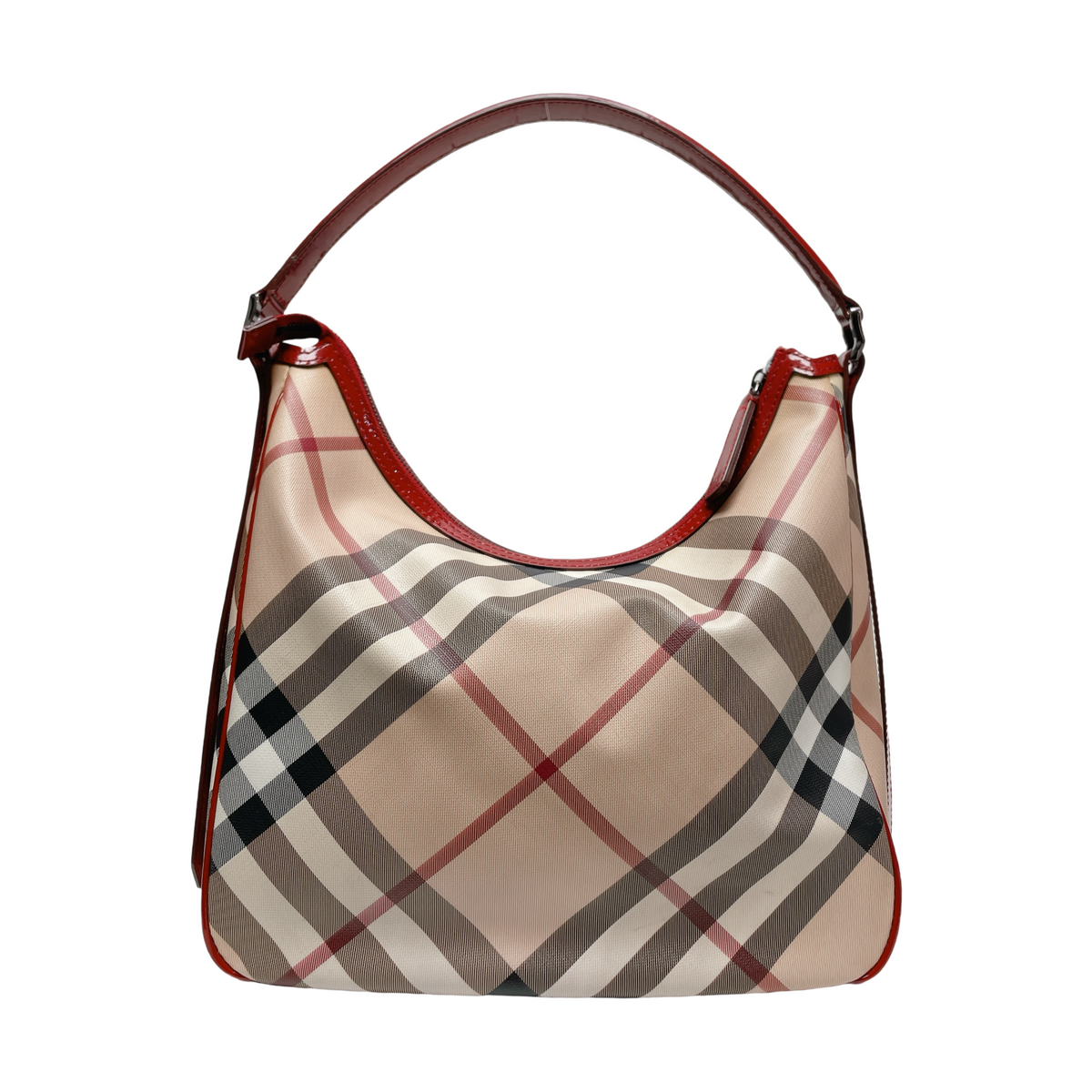 BURBERRY NOVA CHECK HOBO BAG