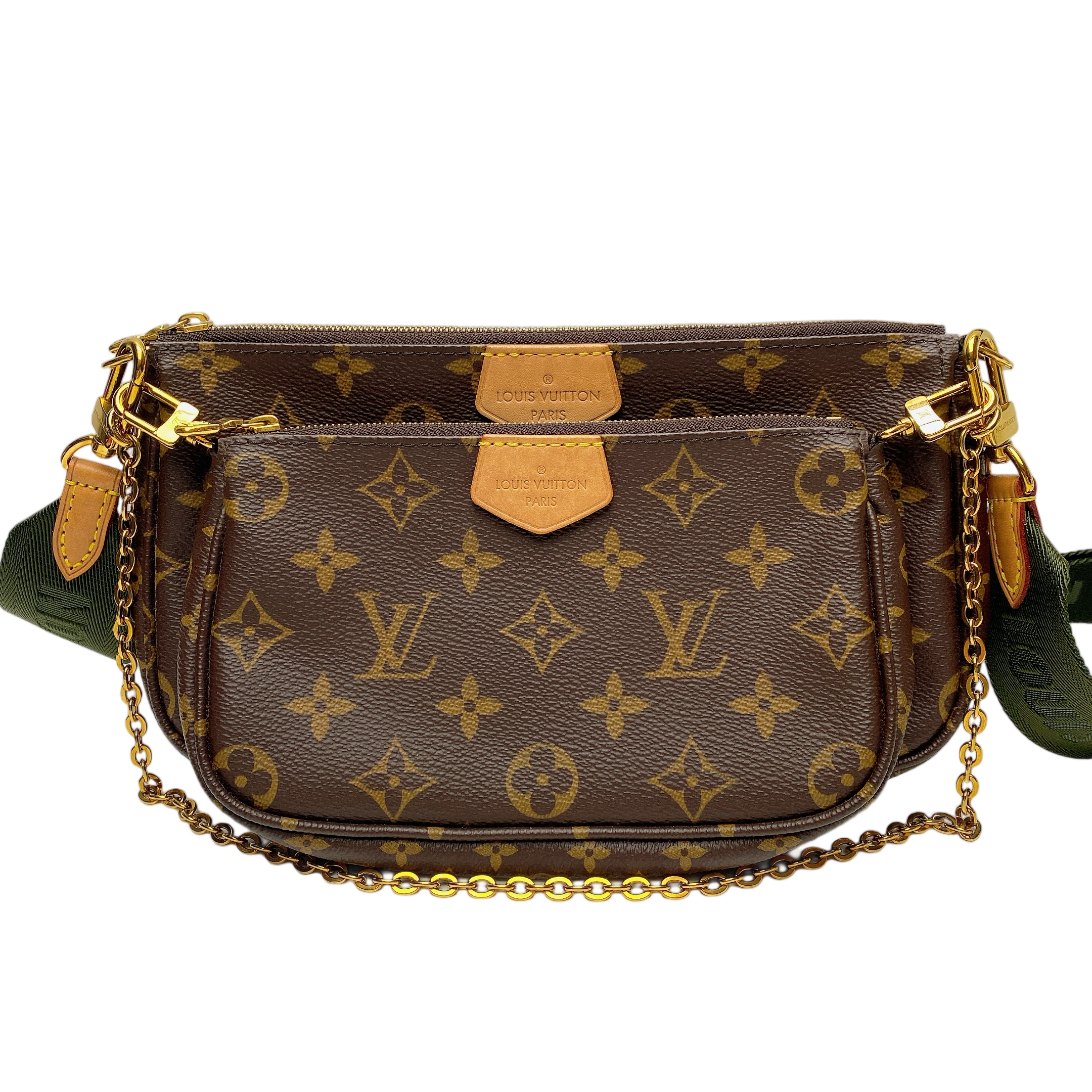 LV MULTI POCHETTE IN KHAKI