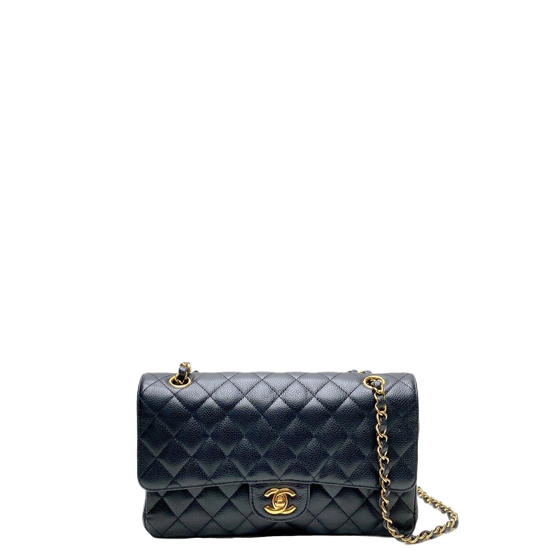 CHANEL CF MEDIUM CAVIAR IN GHW