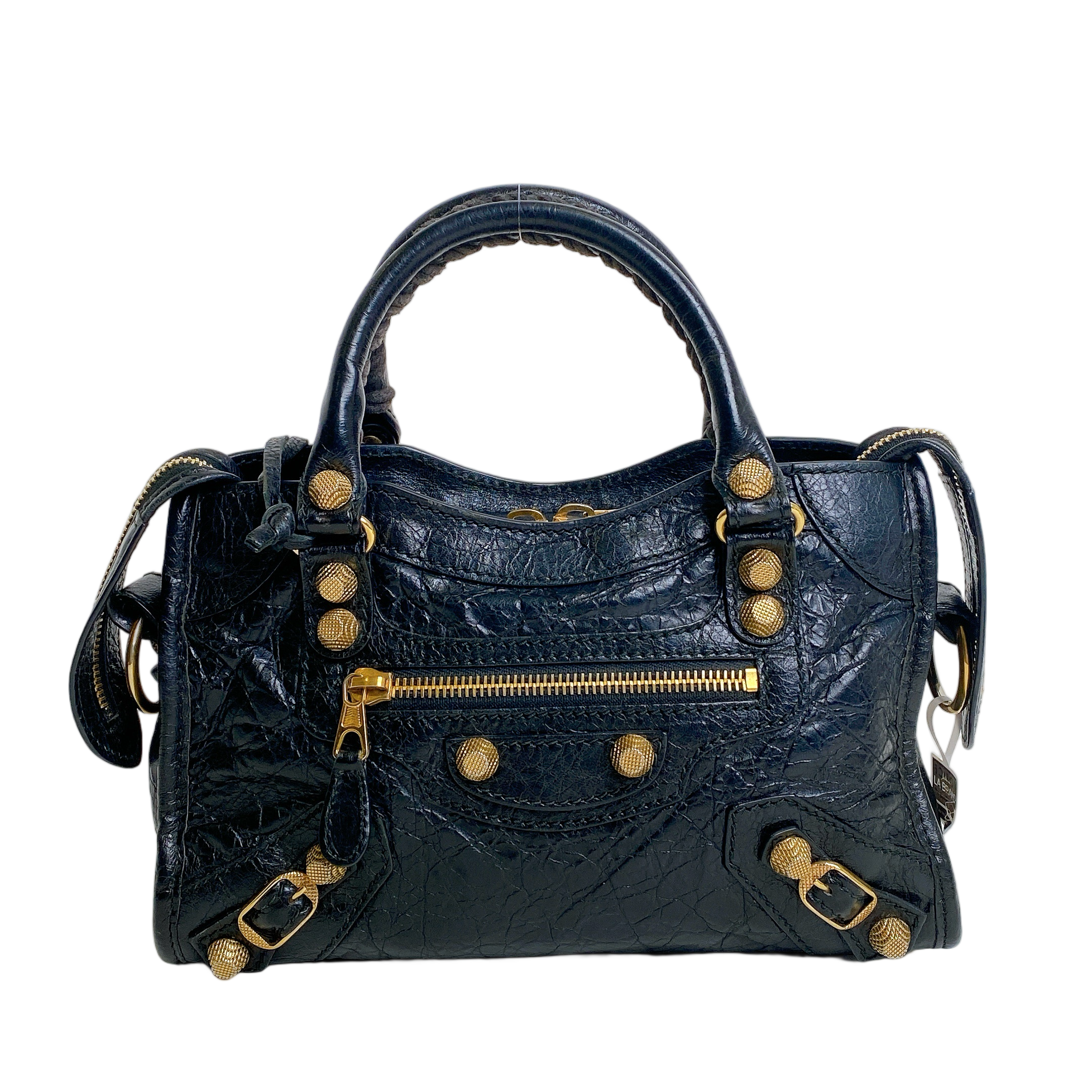 BALENCIAGA CITY MINI IN BLACK