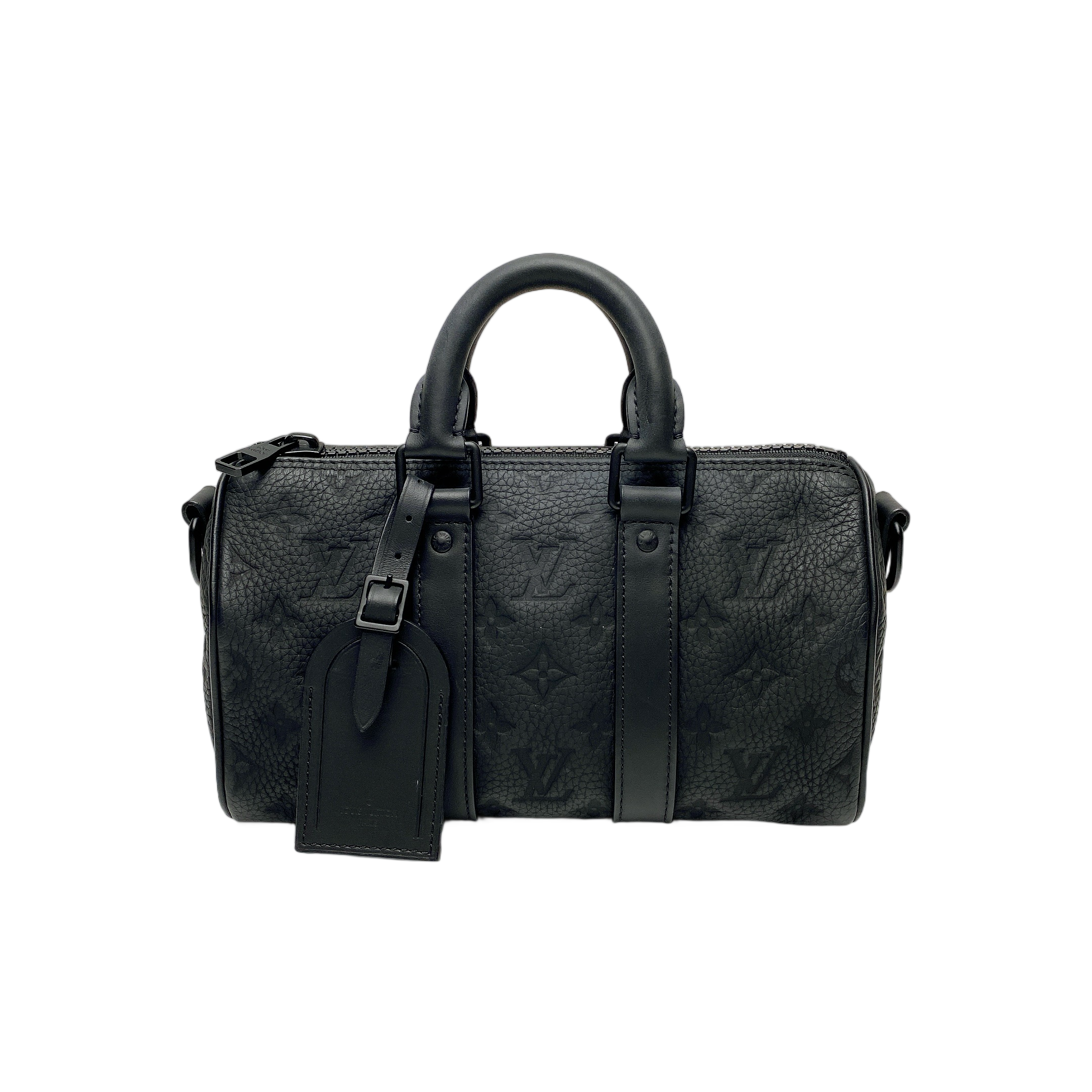 LV KEEPALL 25 BANDOULIERE BLACK
