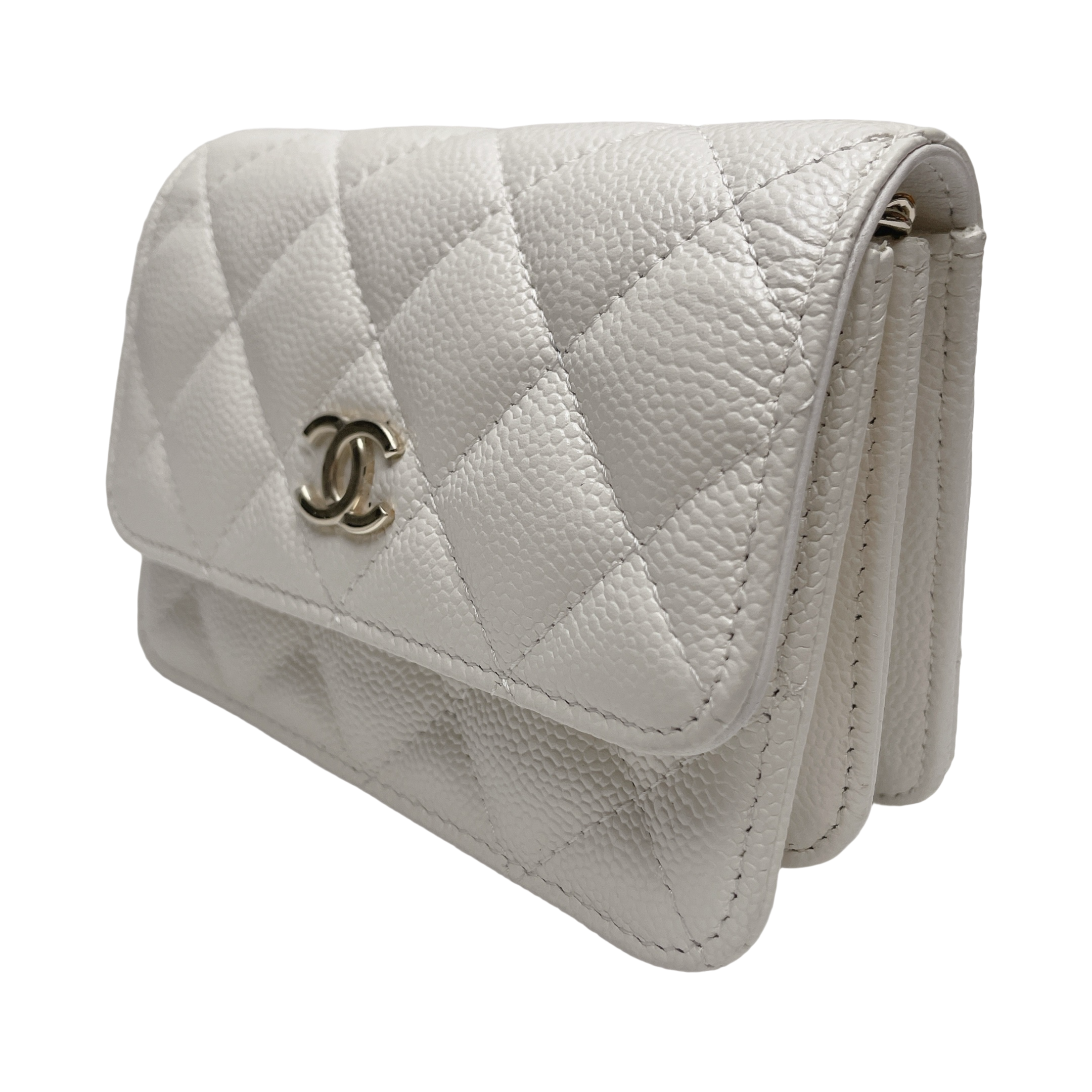 CHANEL BOW MINI WALLET ON CHAIN