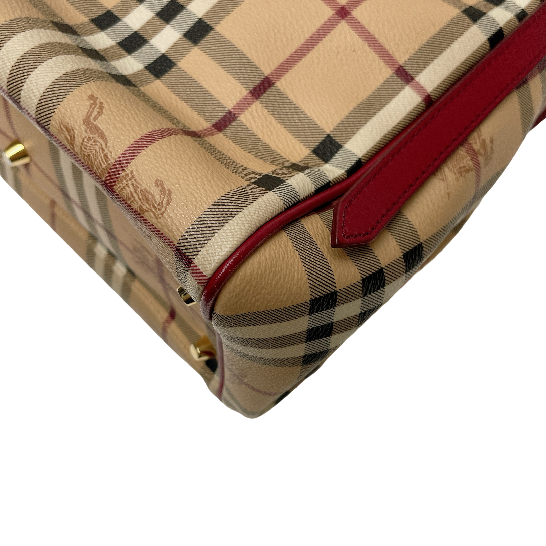 BURBERRY HAYMARKET CHECK CANTERBURY TOTE