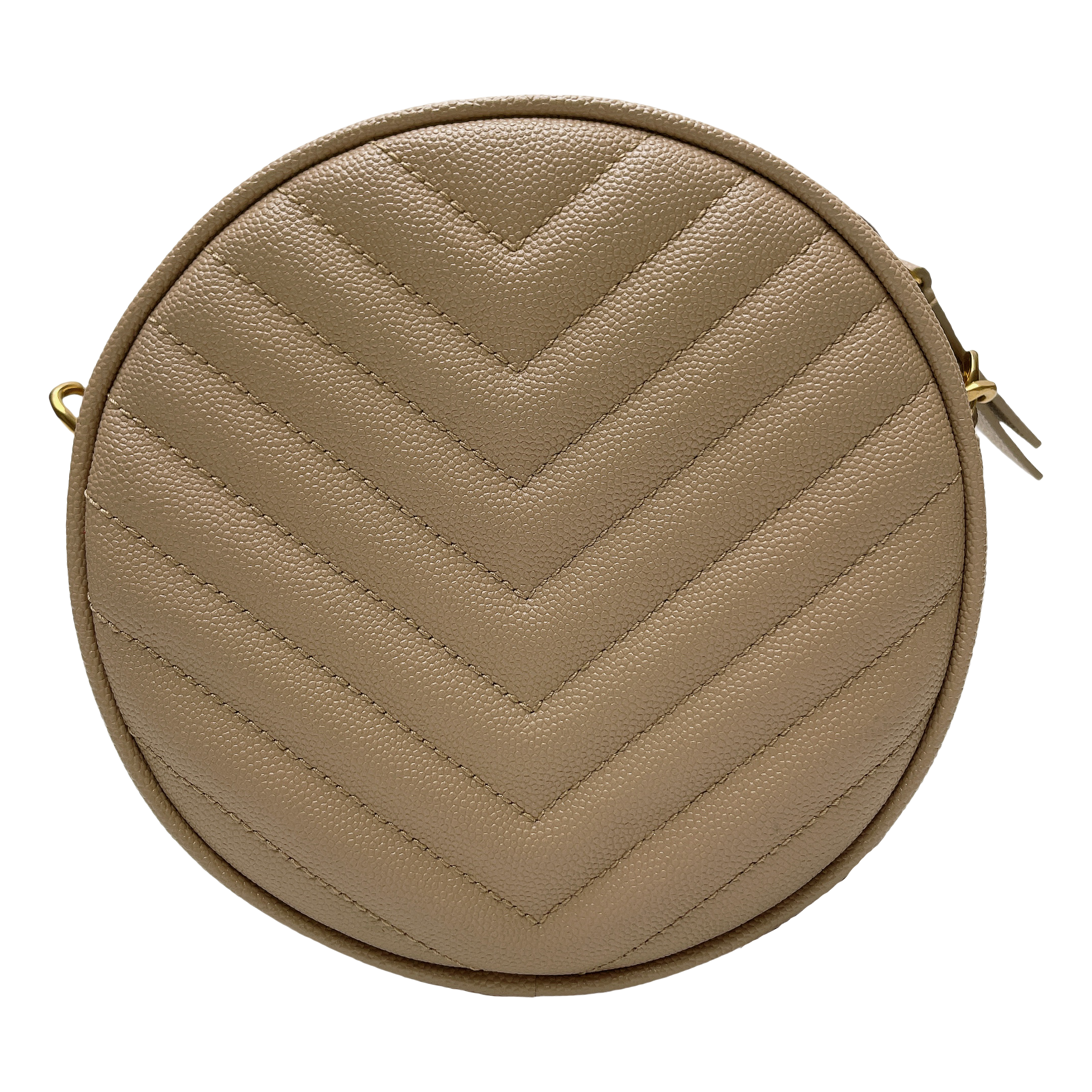 YSL ROUND VINYLE CAMERA BAG