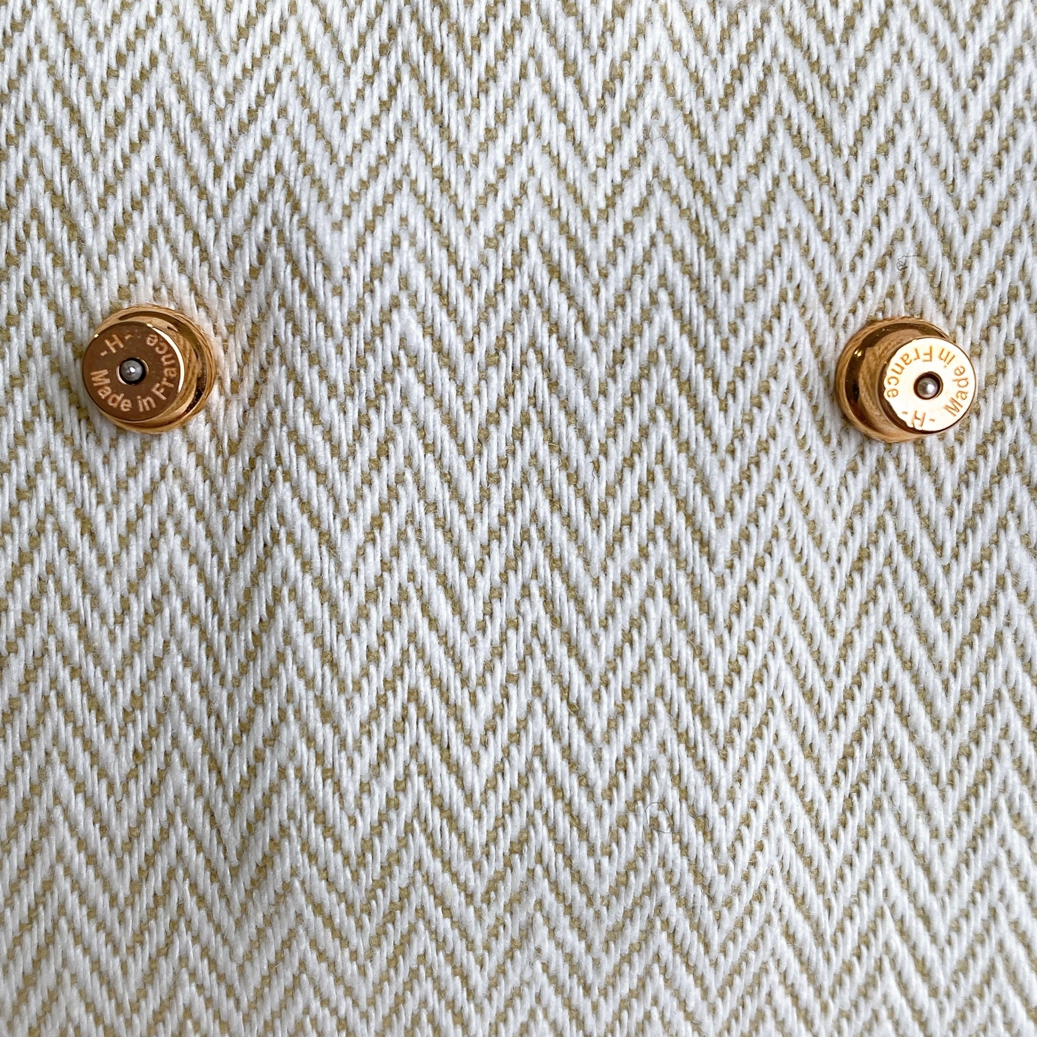 HERMES EARRING MINI POP H IN BLACK