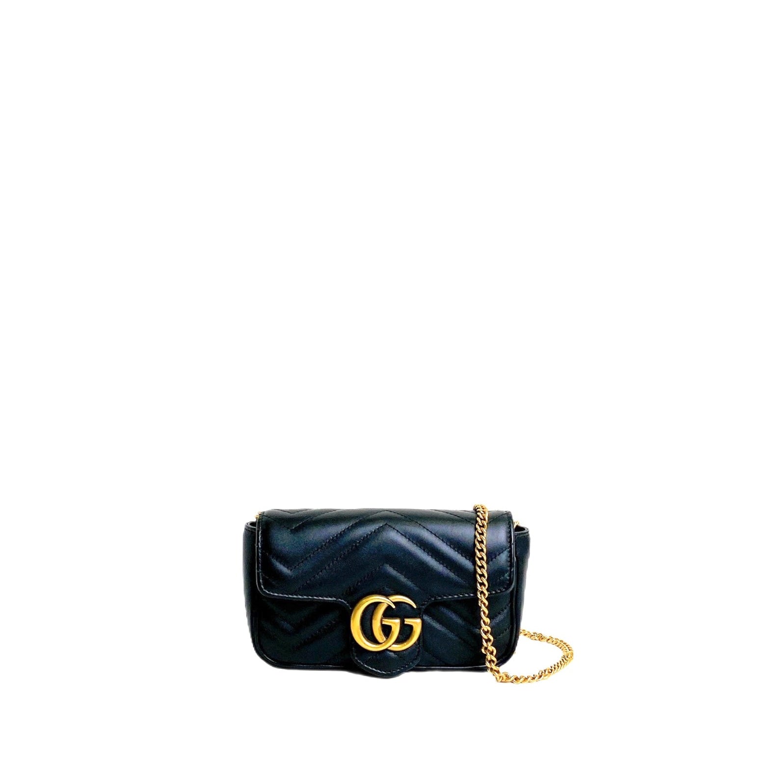 GUCCI MARMONT SUPERMINI IN BLACK