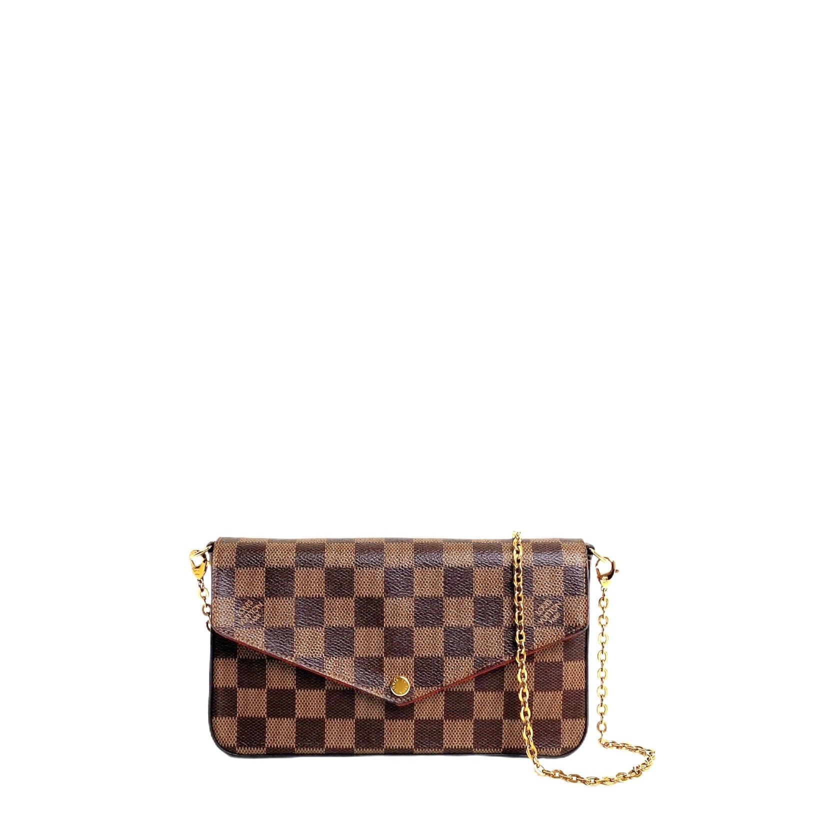 LV FELICIE POCHETTE IN DAMIER EBENE