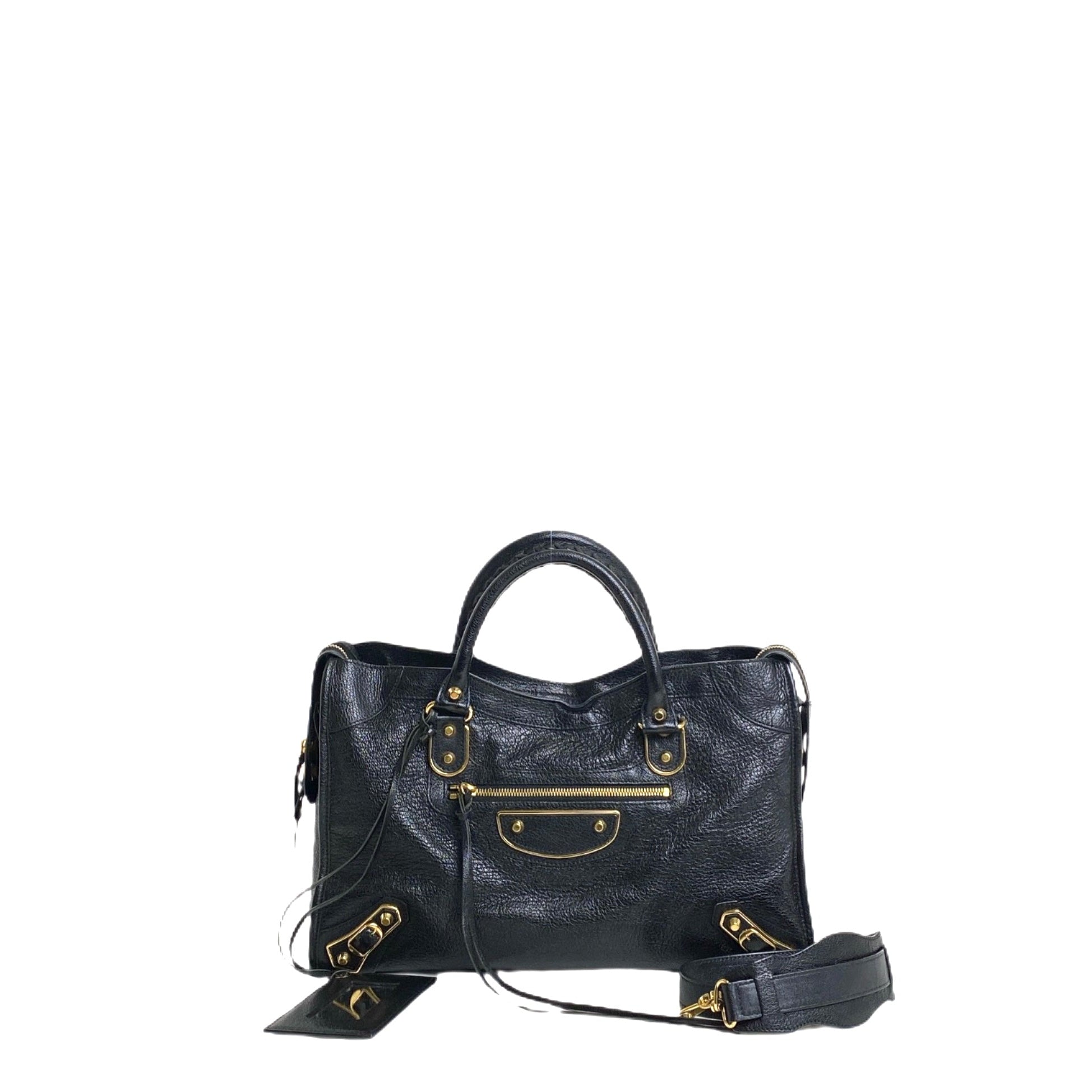 BALENCIAGA CITY MEDIUM IN BLACK