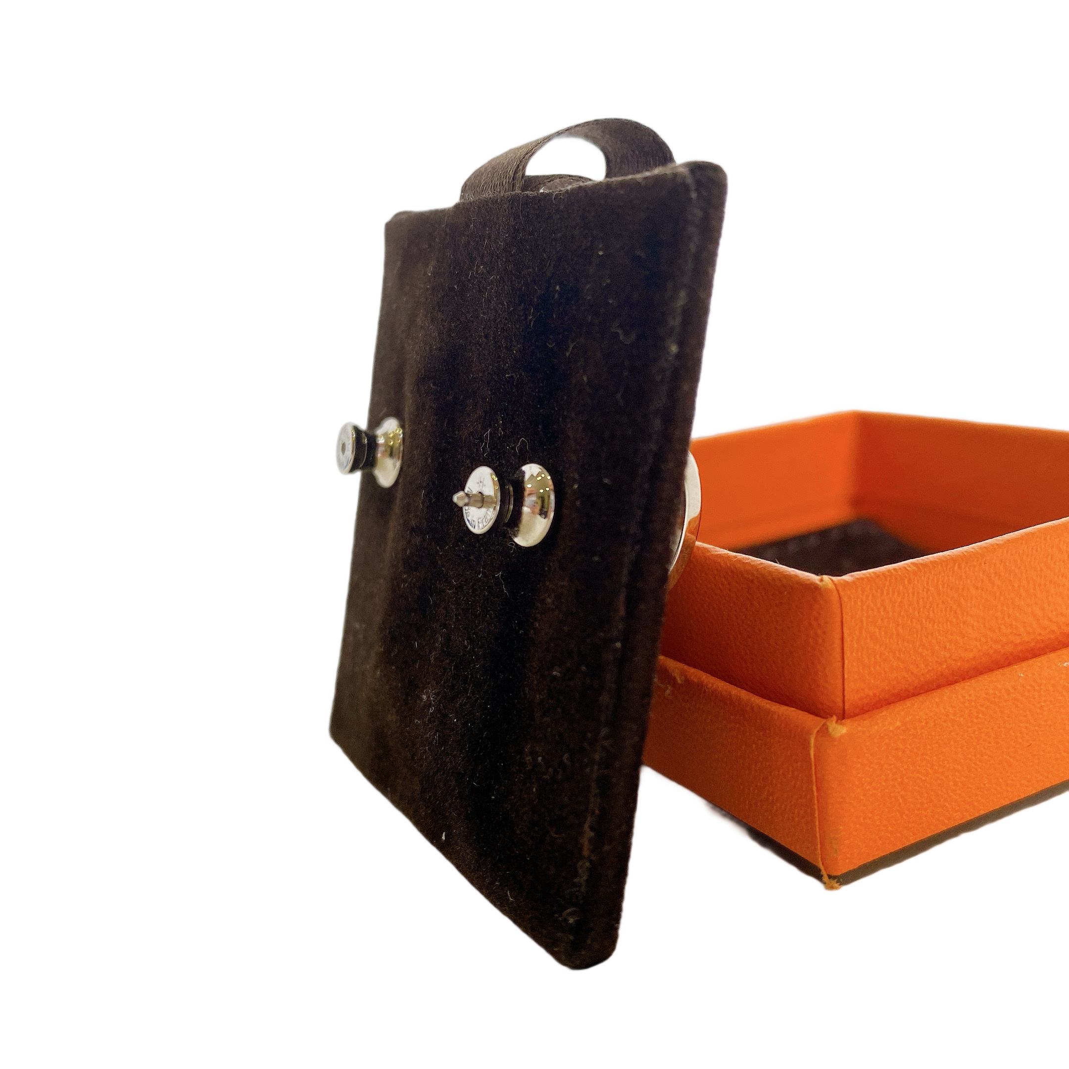 HERMES EARRING POP H IN PINK