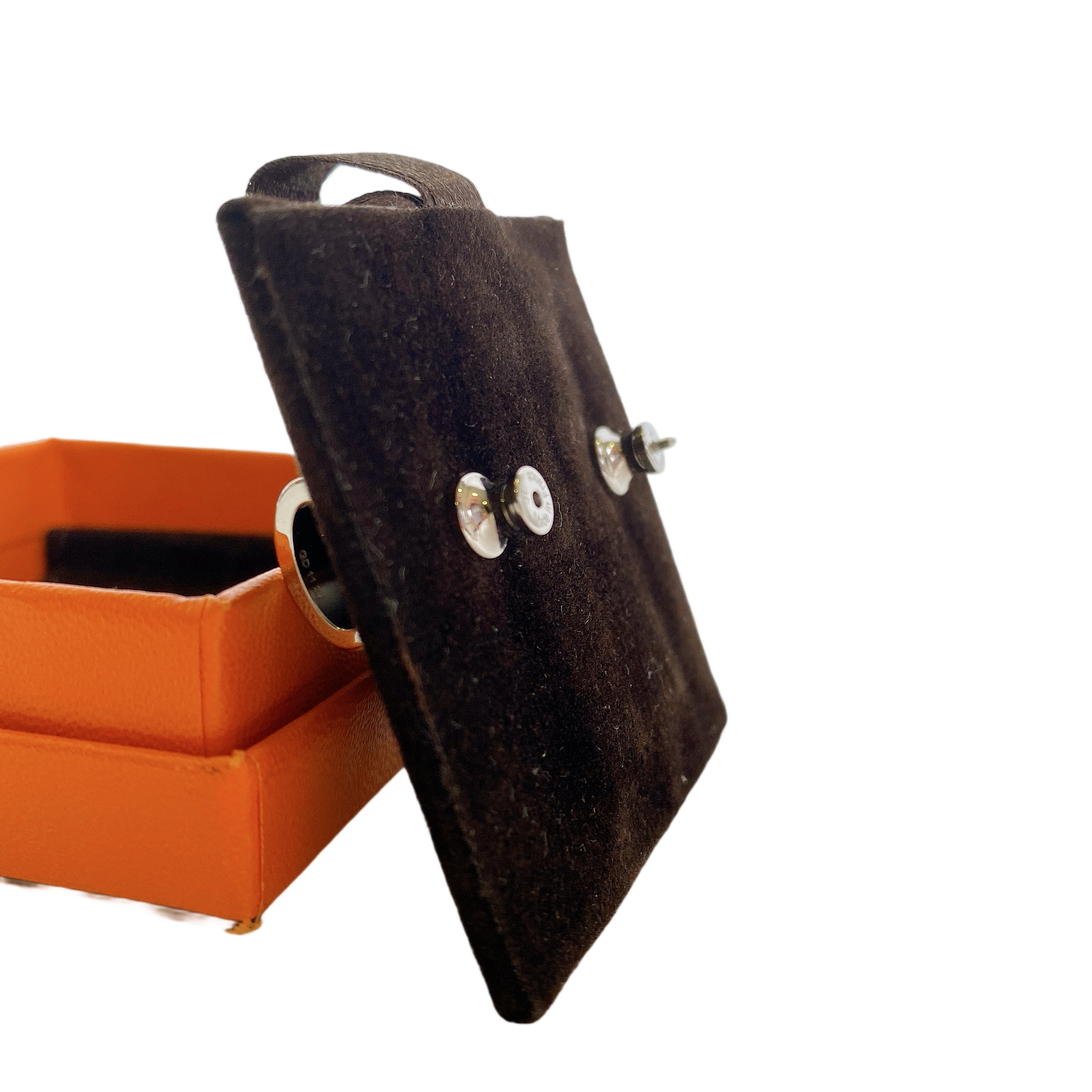 HERMES EARRING POP H IN PINK