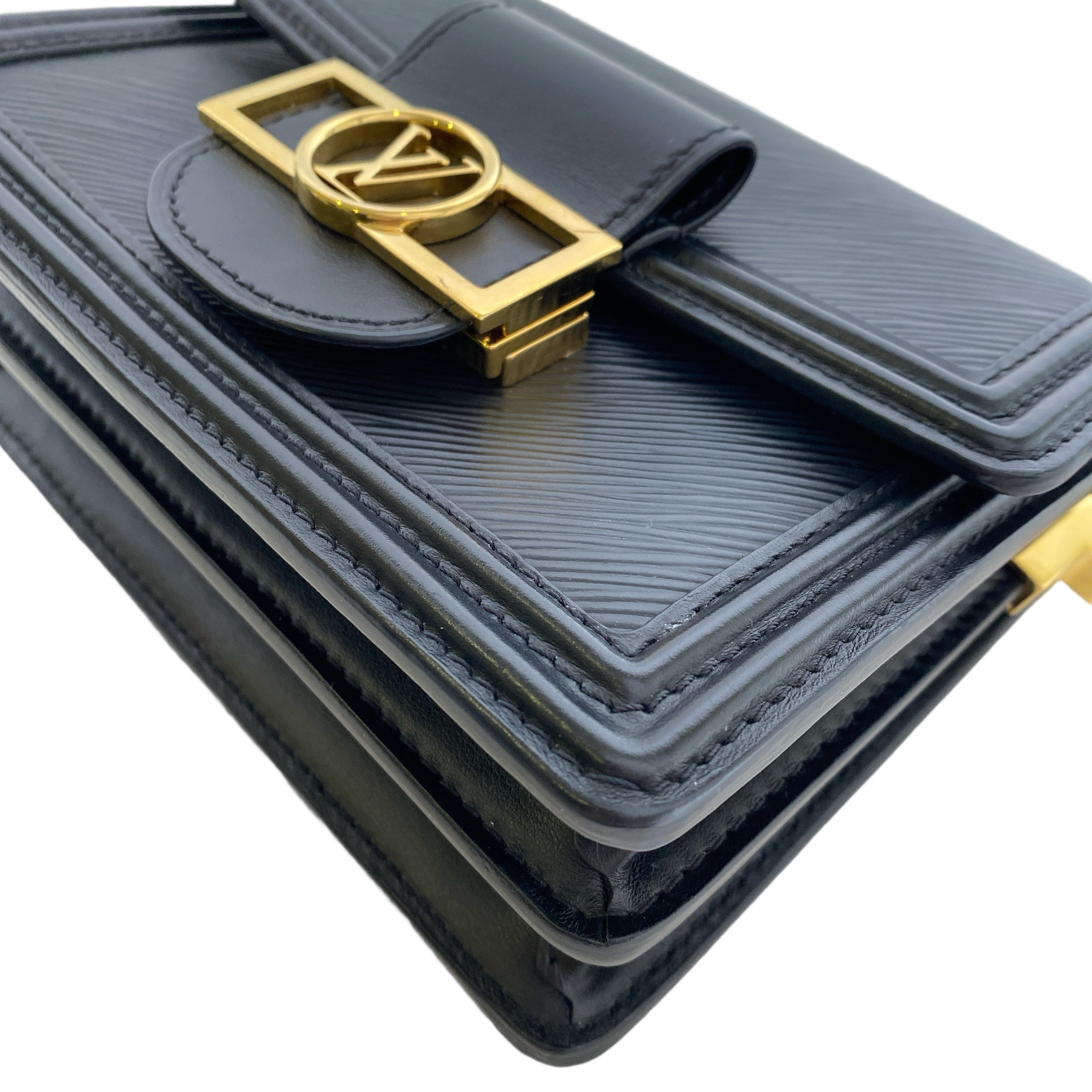 LV DAUPHINE EPI MINI IN BLACK