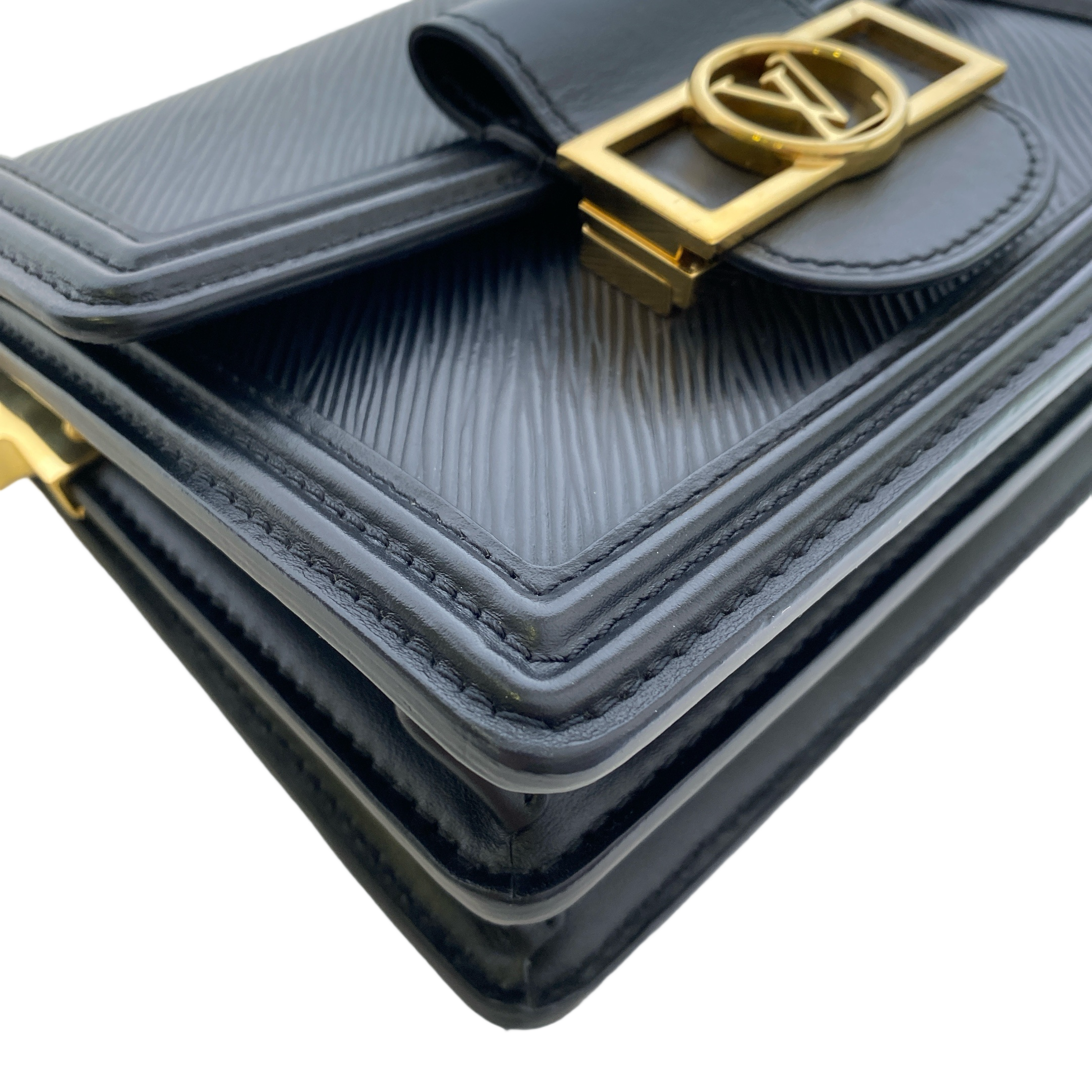 LV DAUPHINE EPI MINI IN BLACK