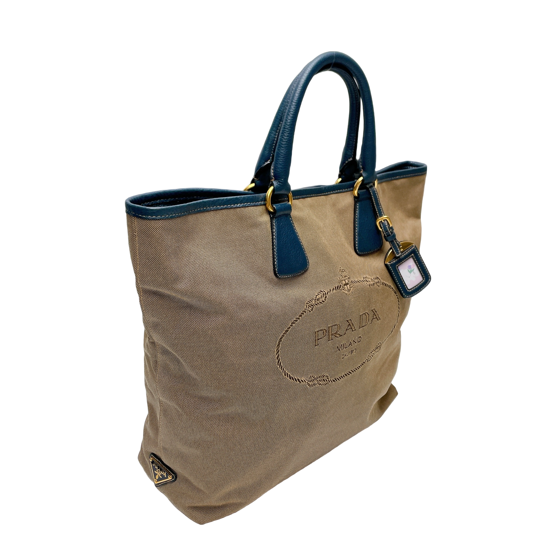 PRADA JACQUARD TOTE