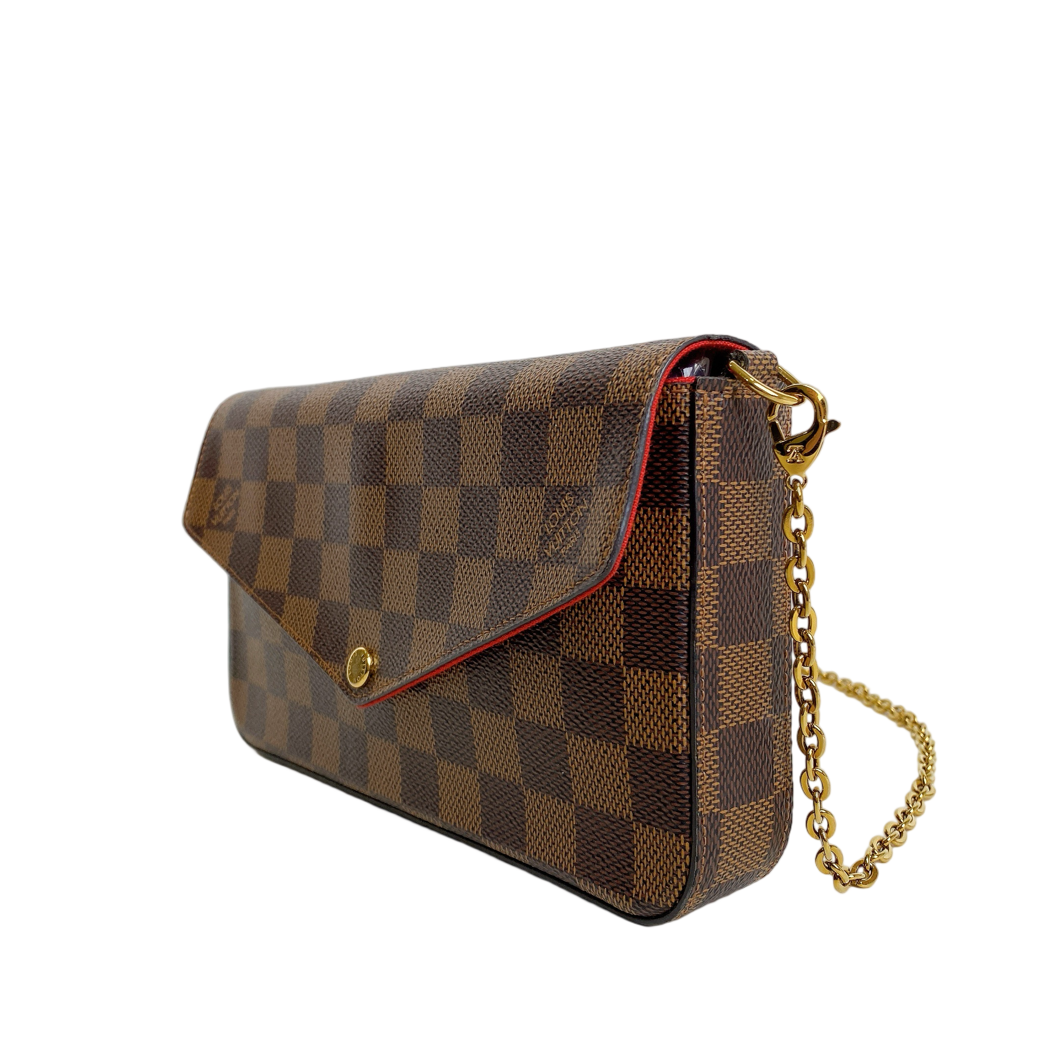 LV FELICIE POCHETTE IN DAMIER EBENE