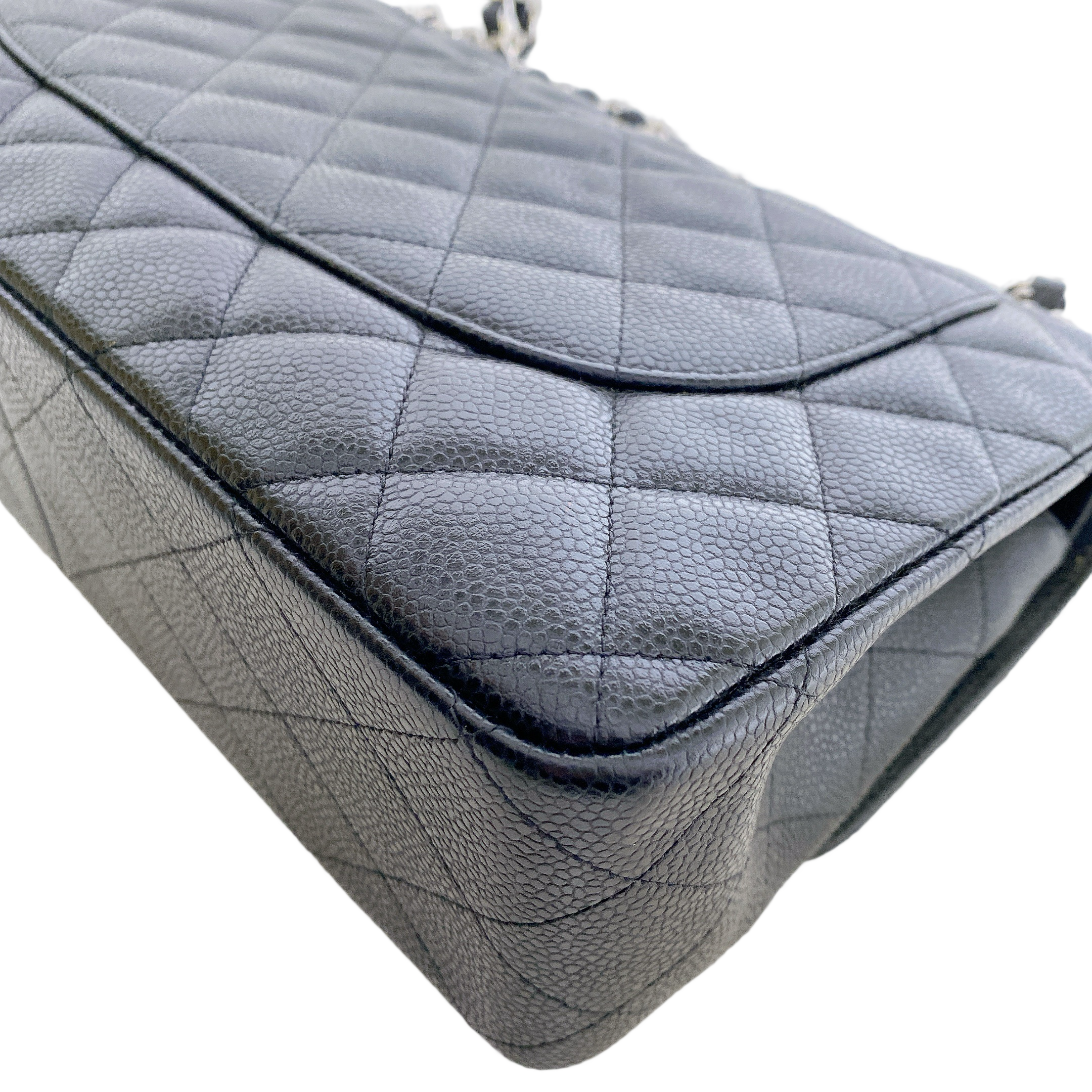 CHANEL CLASSIC JUMBO CAVIAR SHW