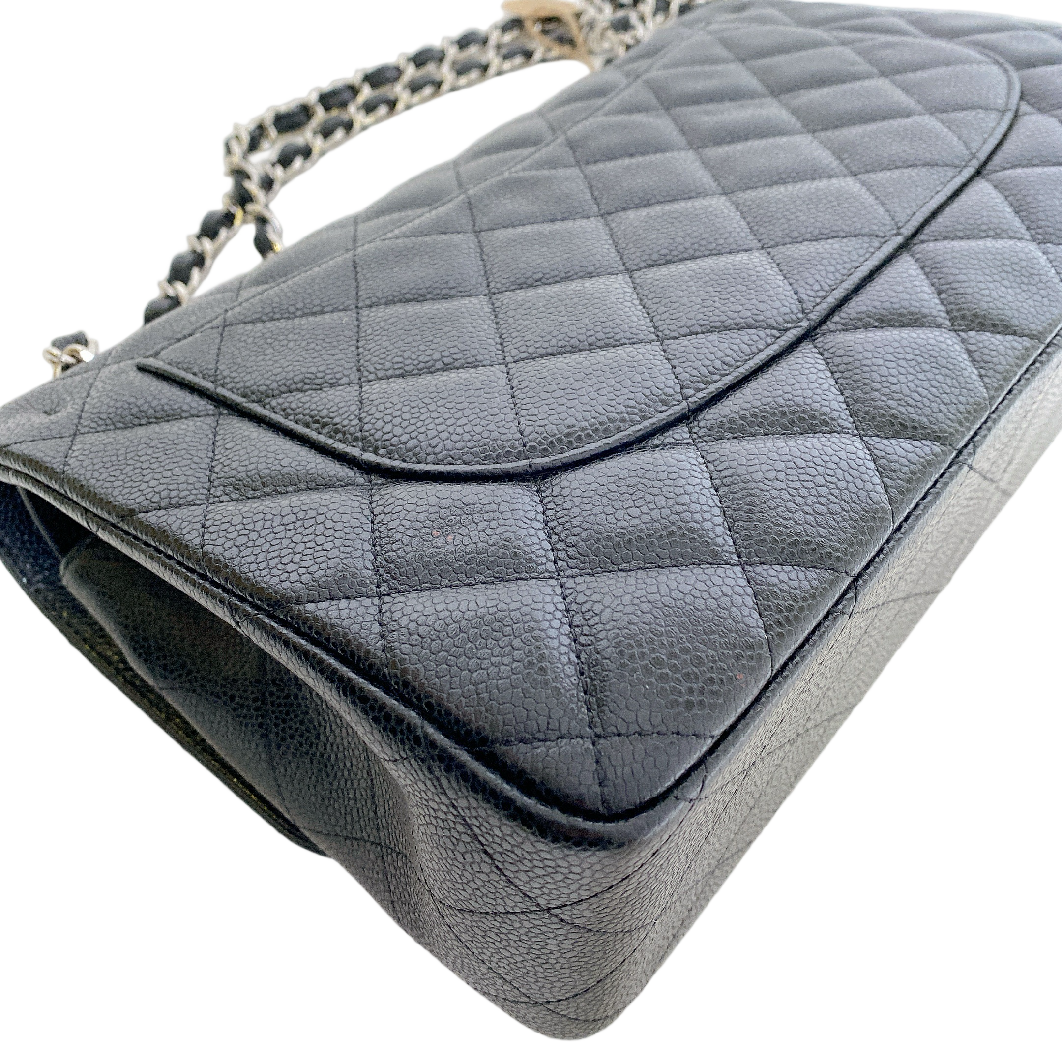 CHANEL CLASSIC JUMBO CAVIAR SHW