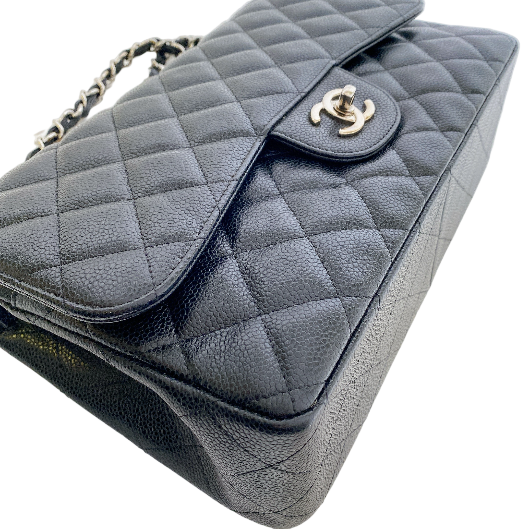 CHANEL CLASSIC JUMBO CAVIAR SHW