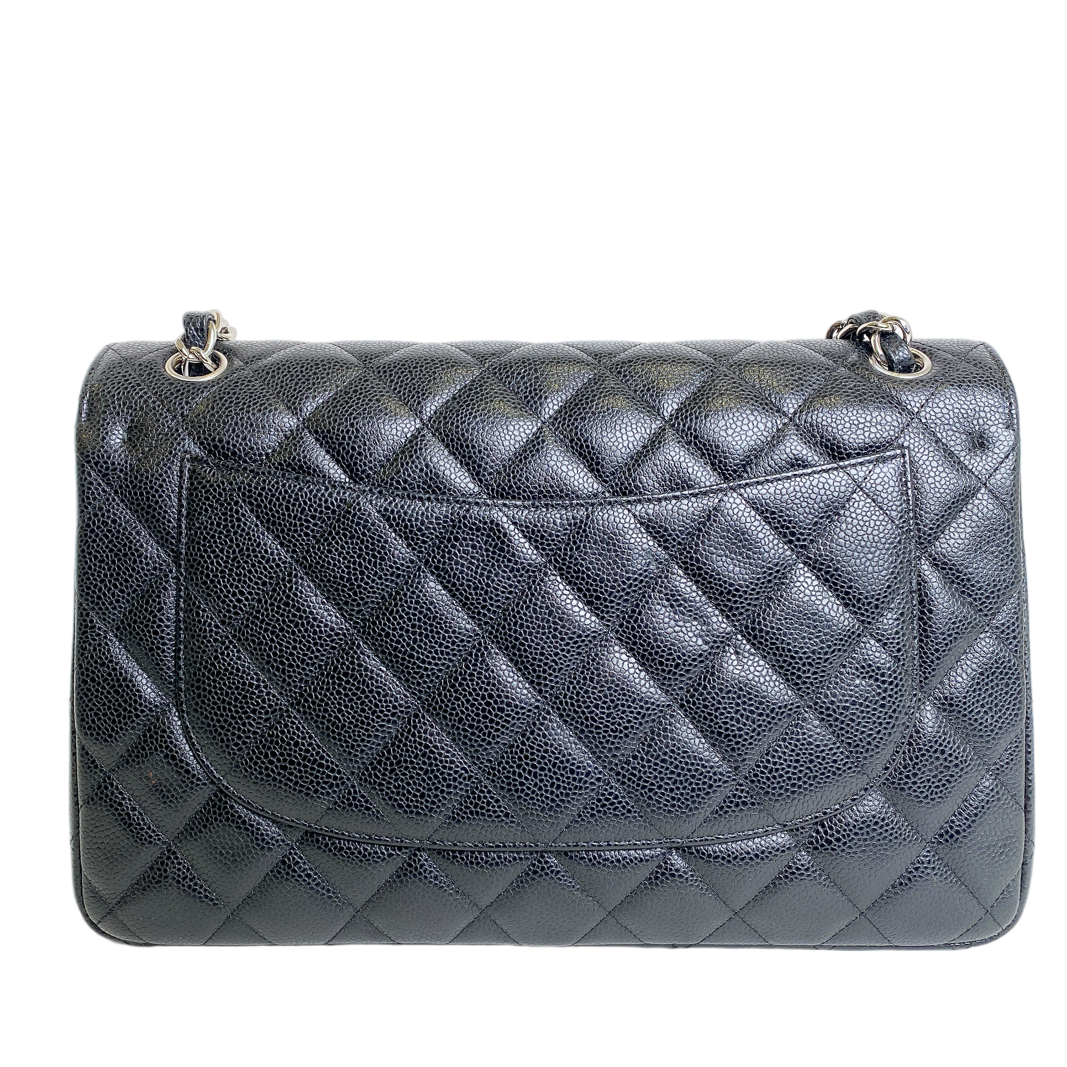 CHANEL CLASSIC JUMBO CAVIAR SHW