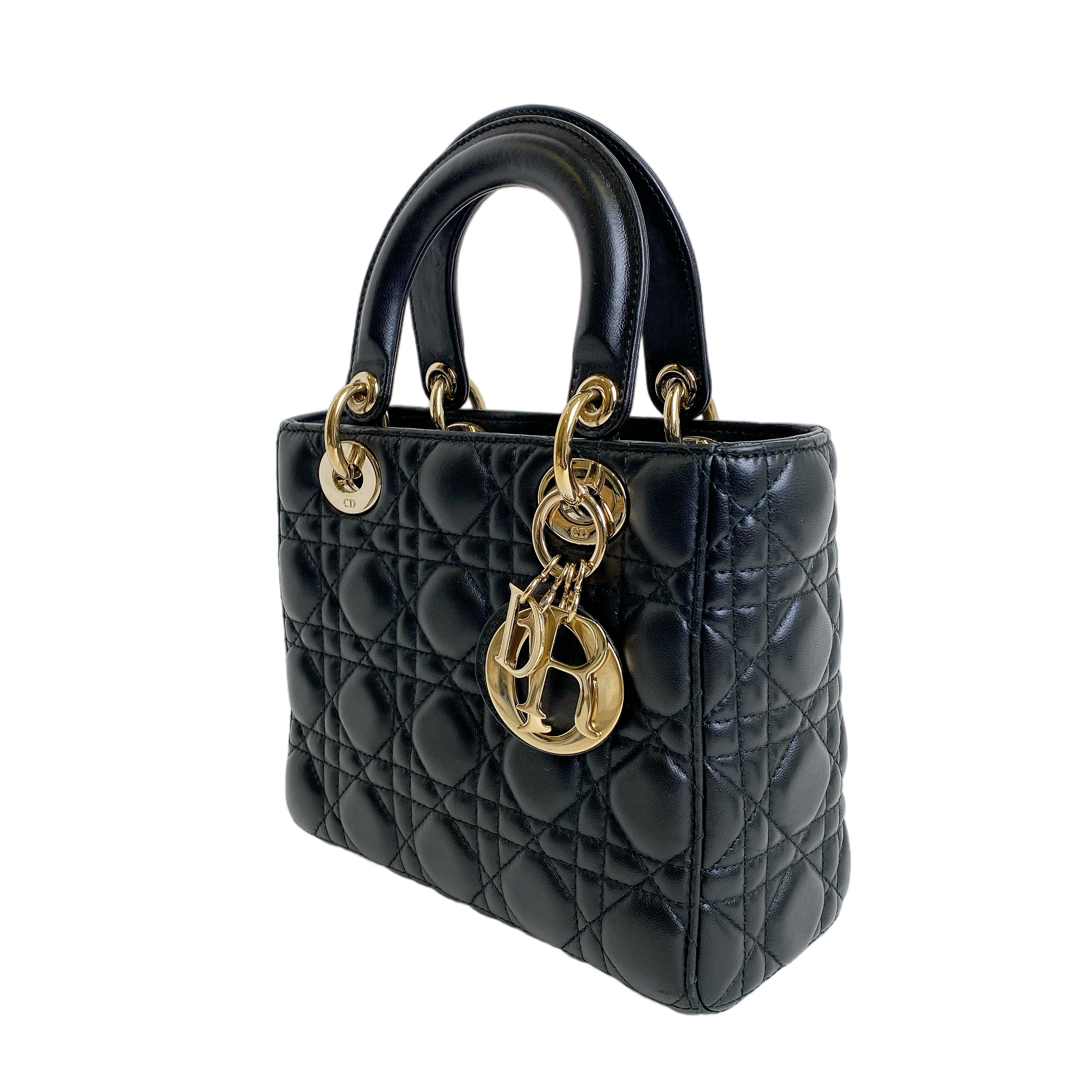 LADY DIOR SMALL IN BLACK