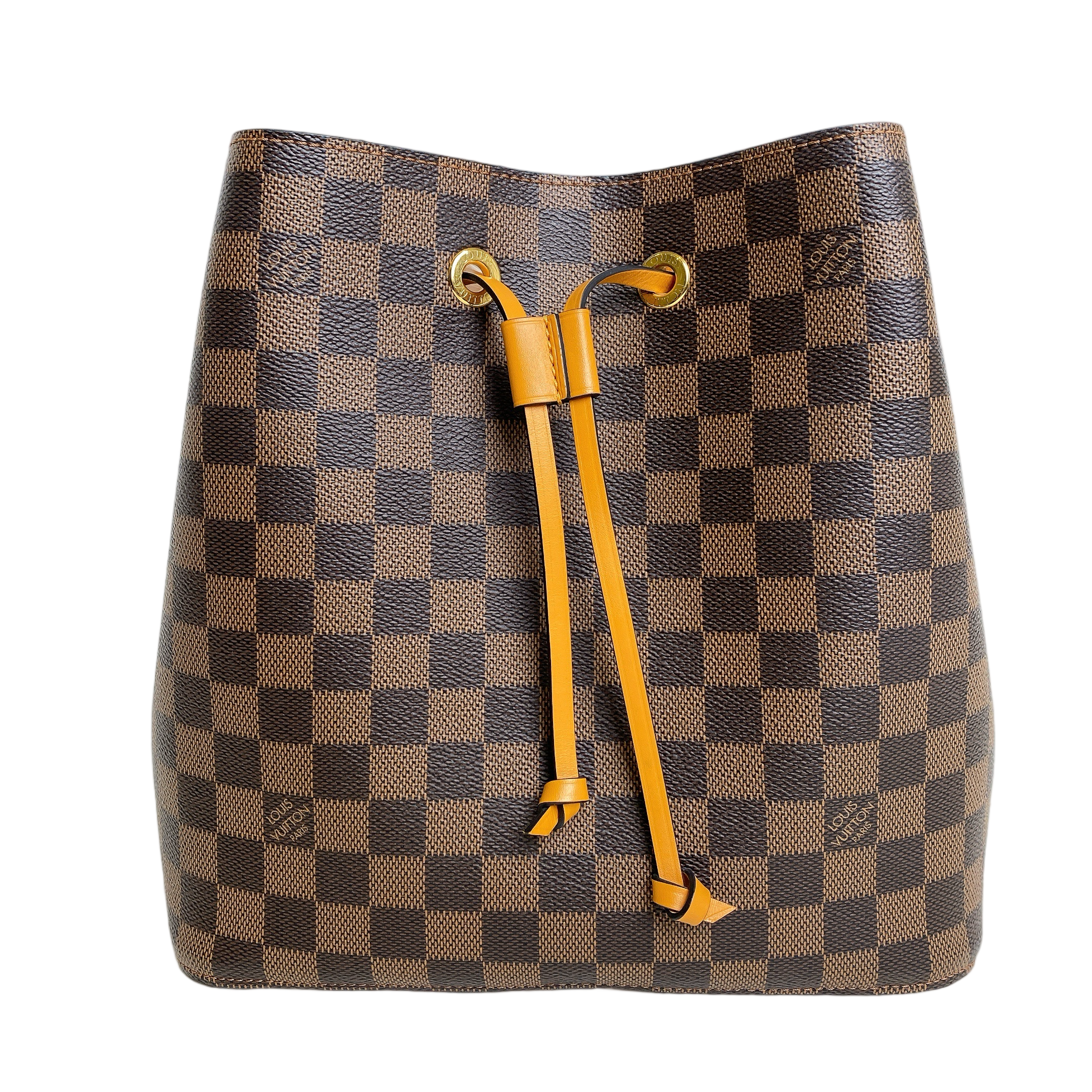 LV NEONOE DAMIER IN YELLOW