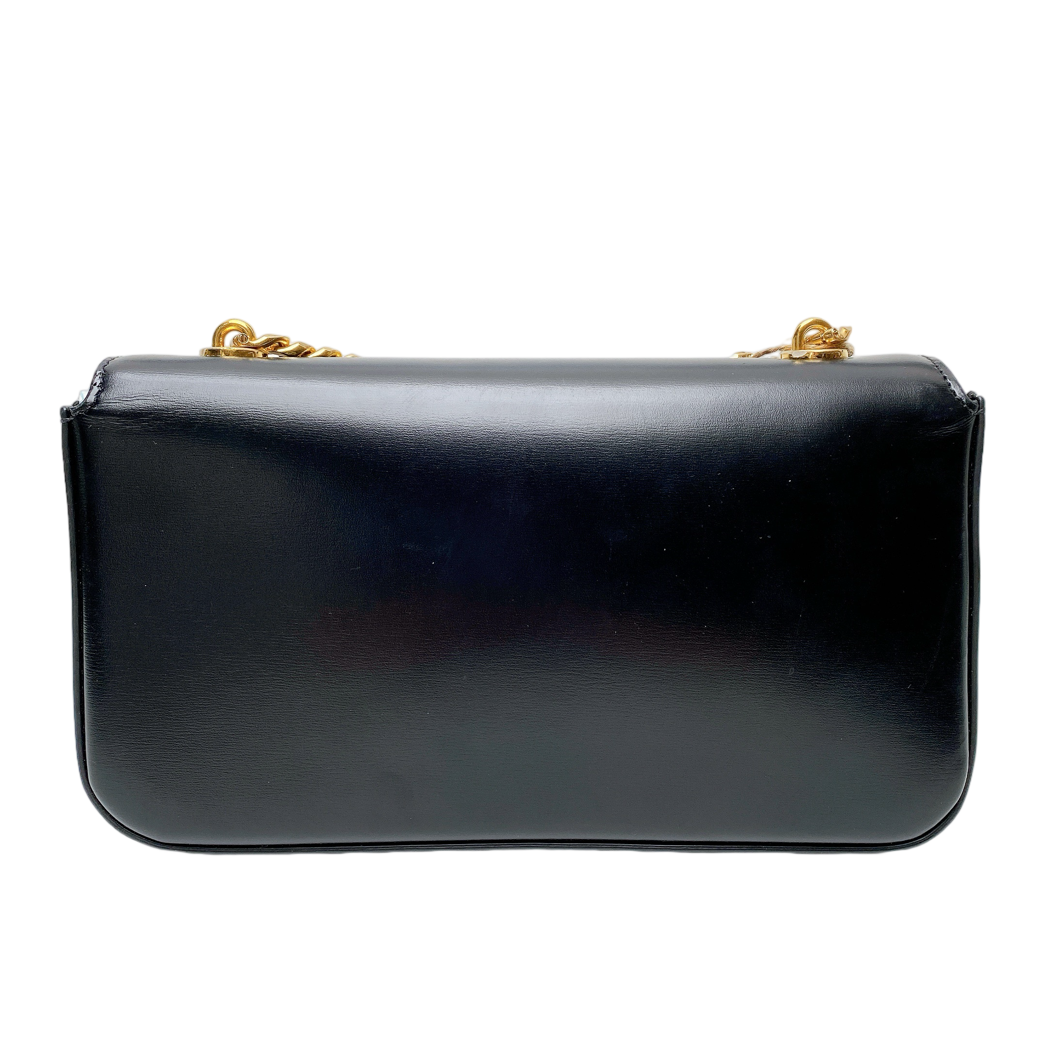 CELINE TRIOMPHE CLAUDE CHAIN SHOULDER BAG - DIAMOND LOGO