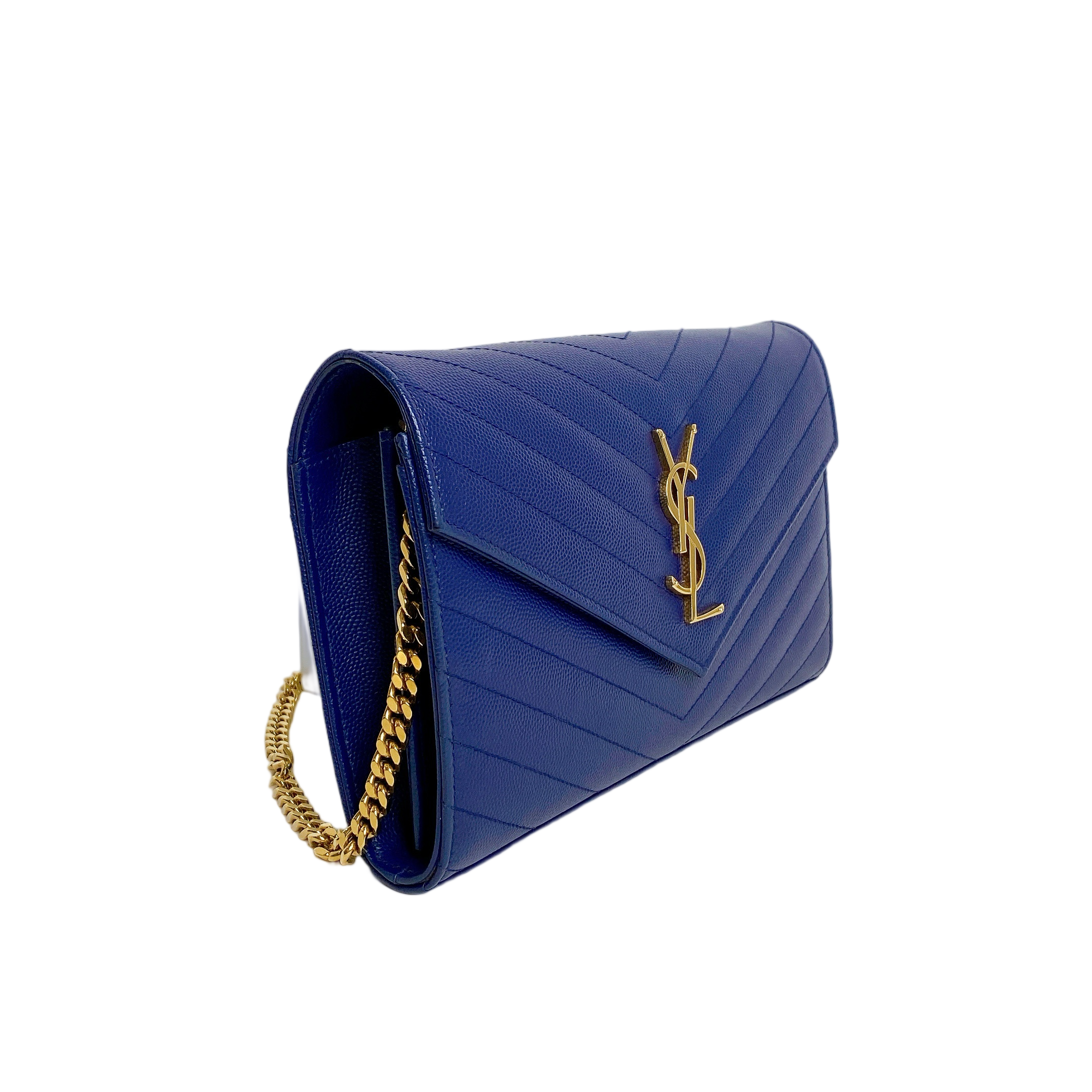 YSL WOC LARGE IN NAVY BLUE