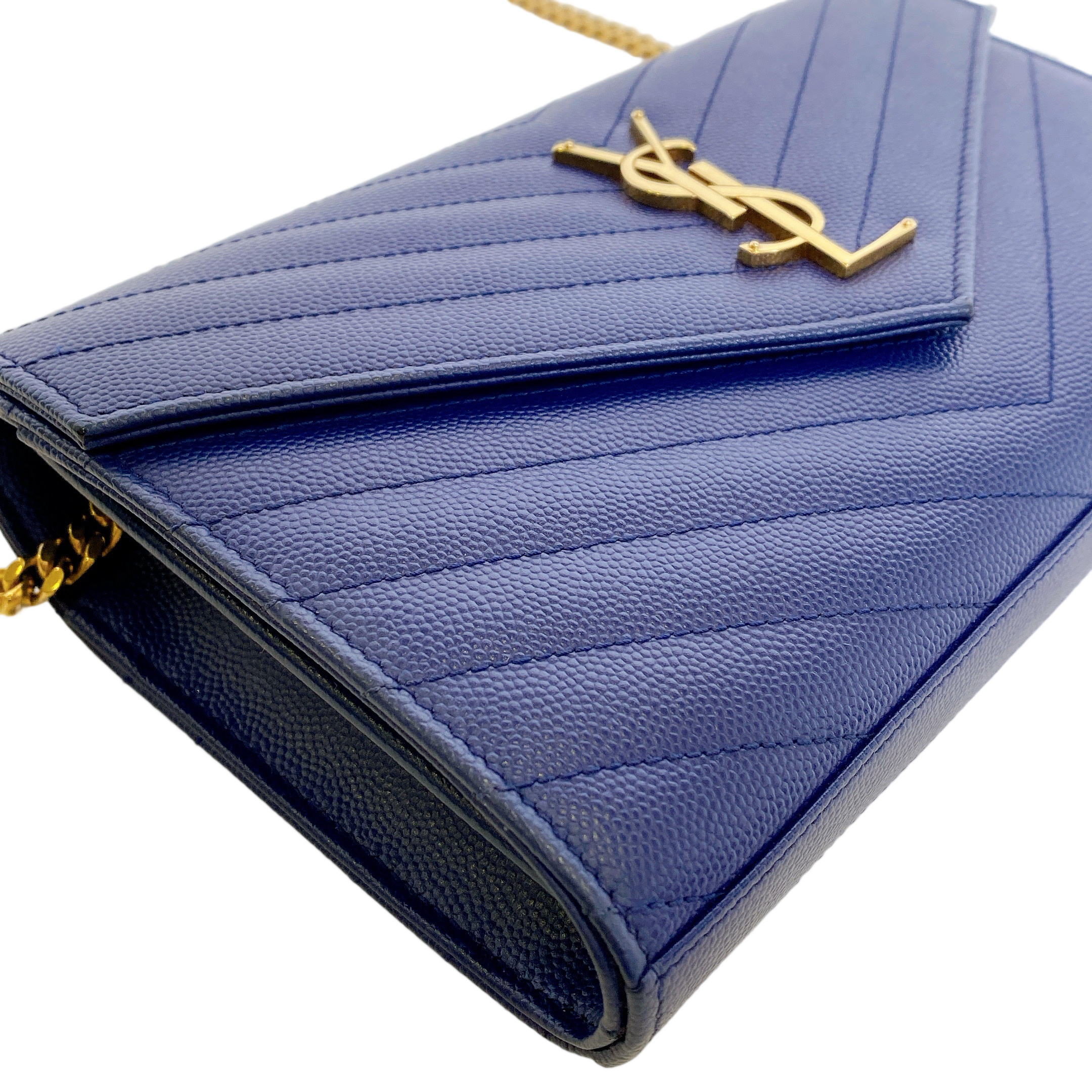 YSL WOC LARGE IN NAVY BLUE