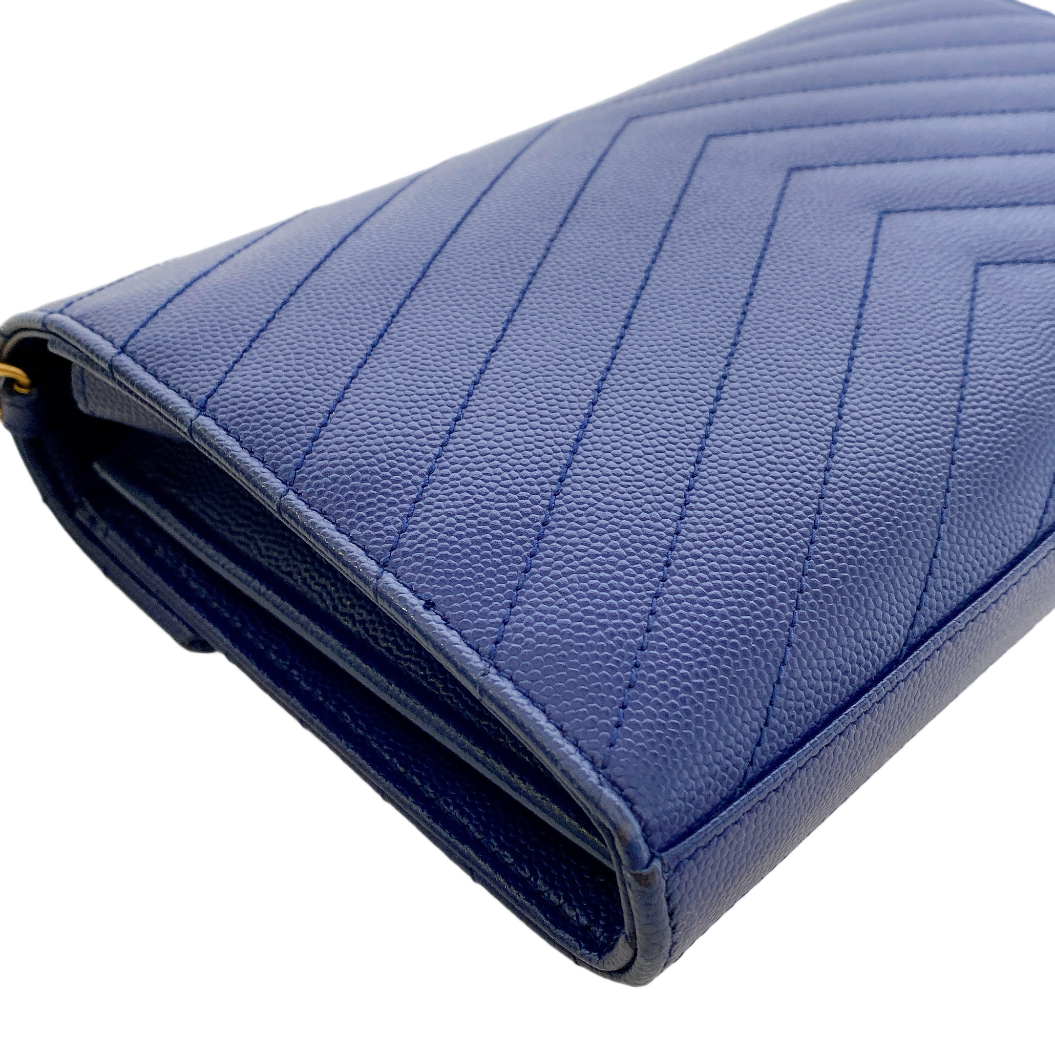 YSL WOC LARGE IN NAVY BLUE