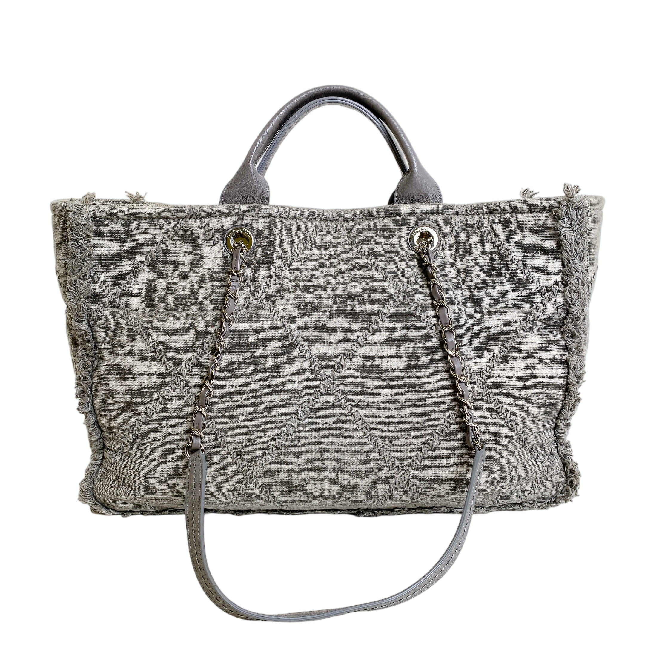 CHANEL DEAVILLE TOTE IN GREY
