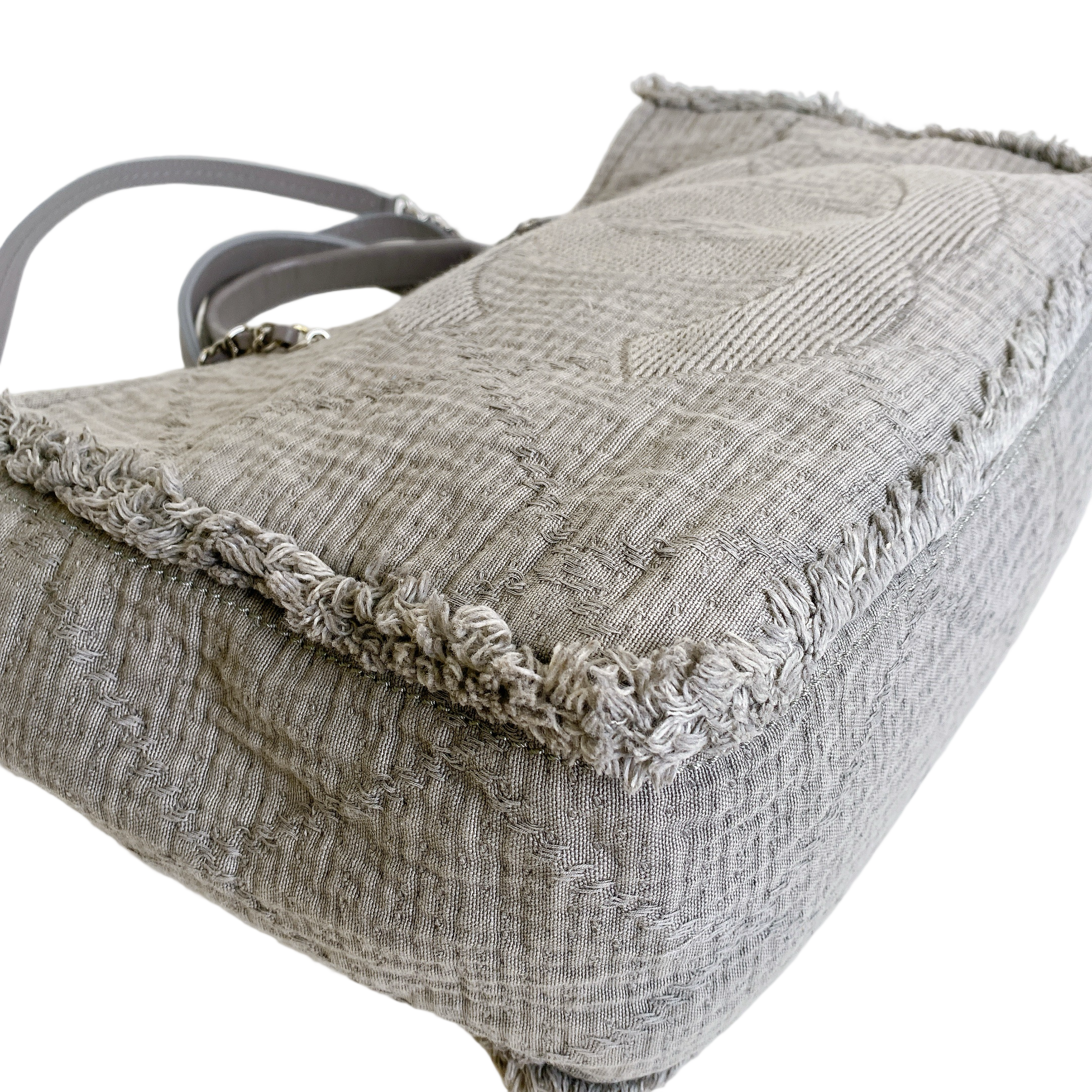 CHANEL DEAVILLE TOTE IN GREY