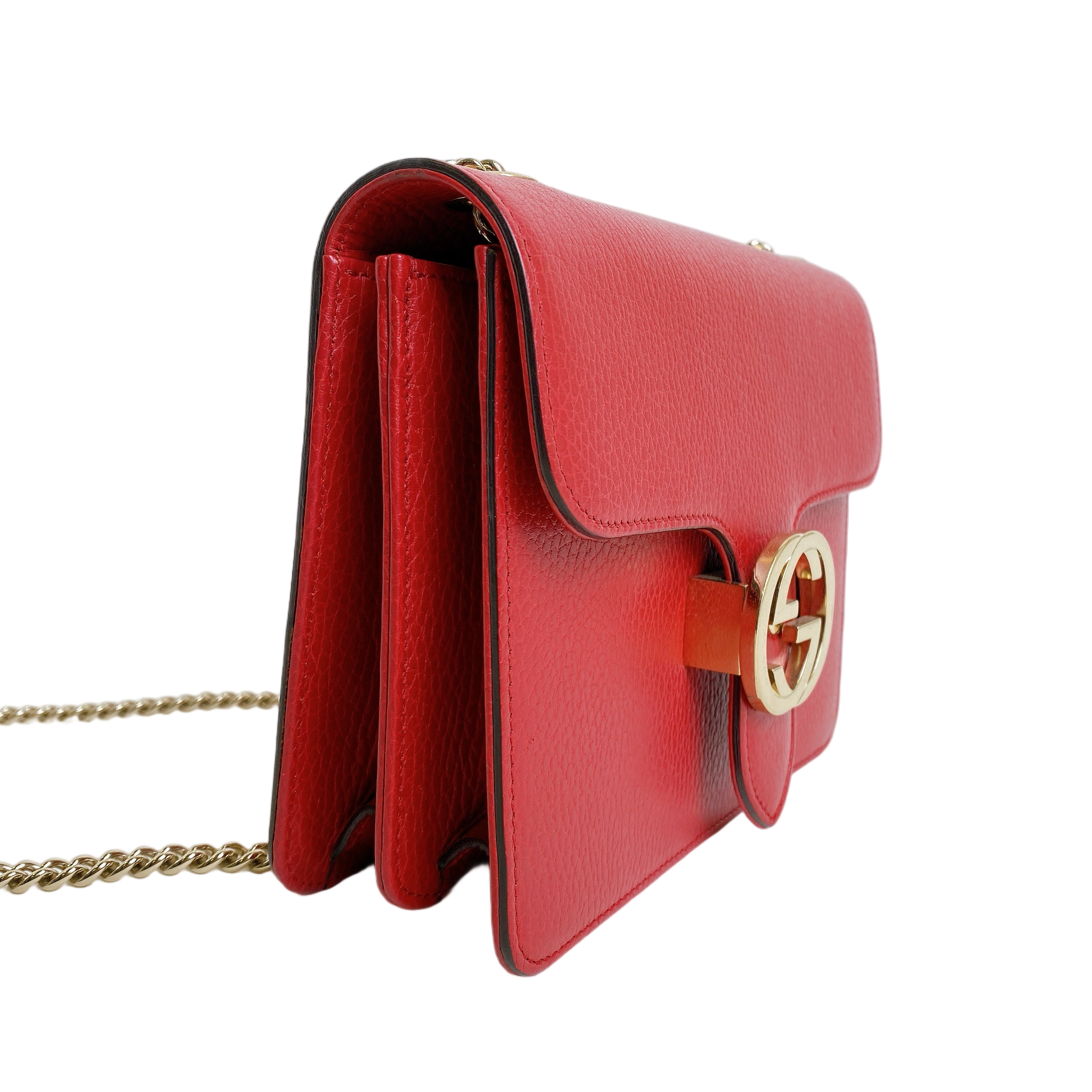 GUCCI INTERLOCKING IN RED