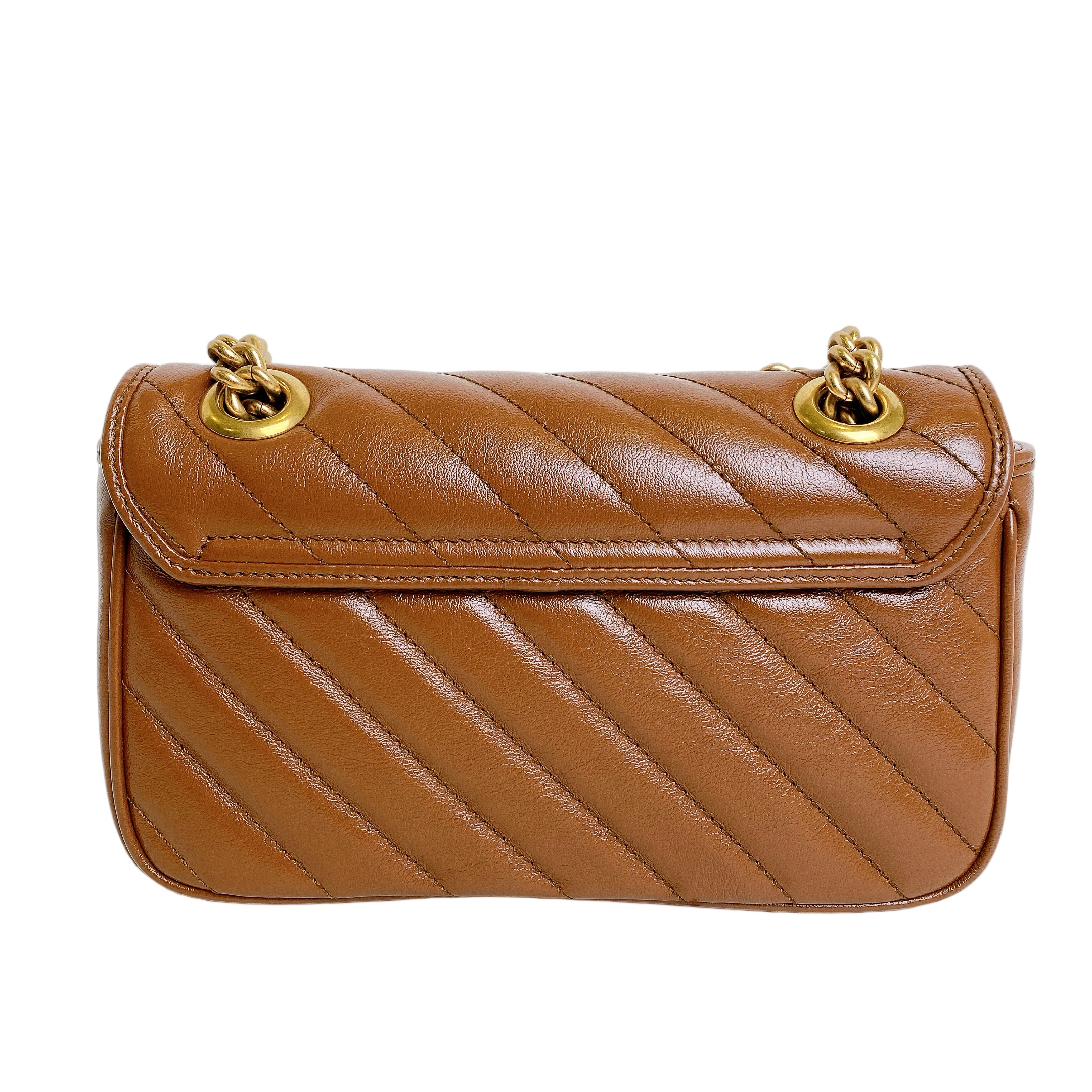 GUCCI MARMONT MINI IN CARAMEL