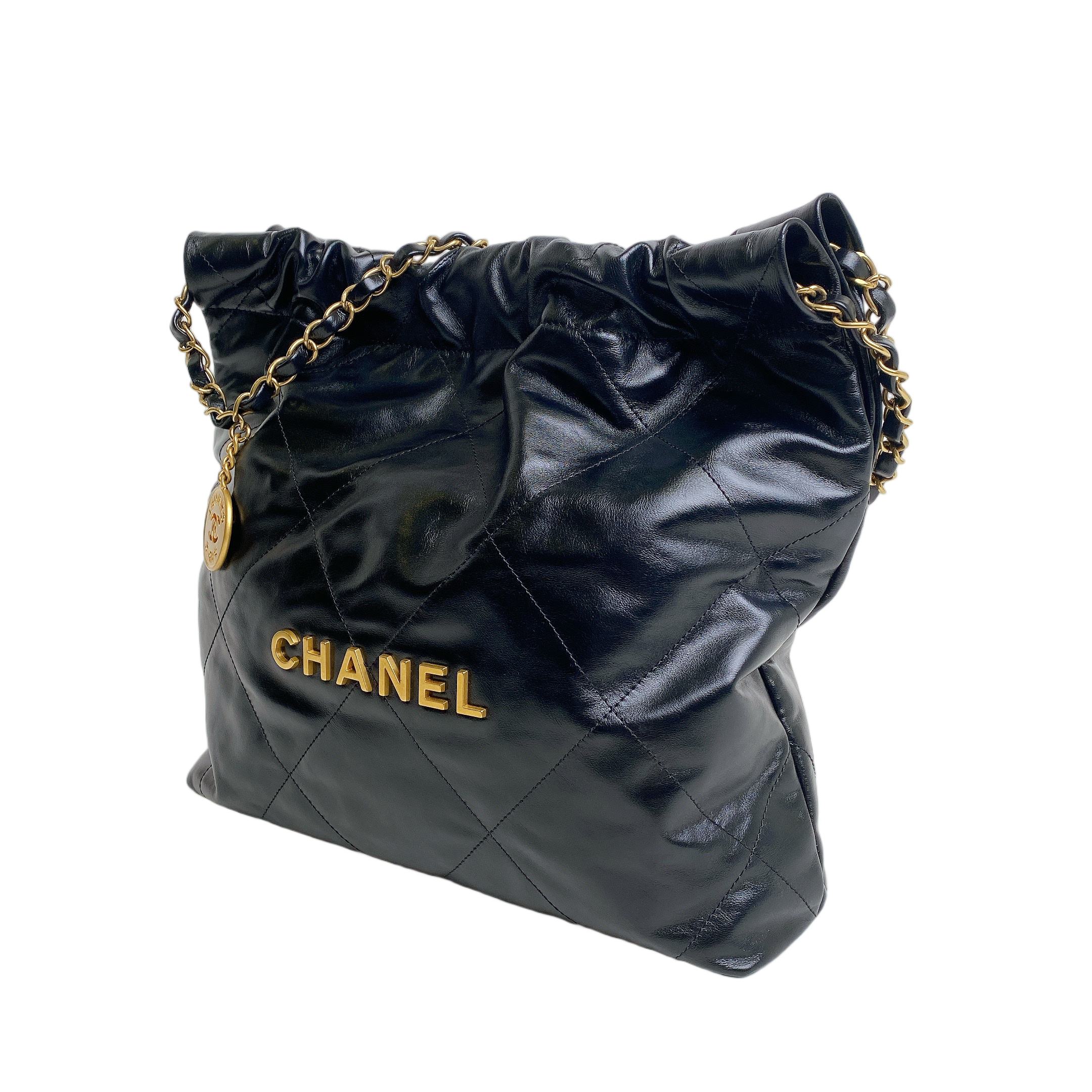 CHANEL 22 SMALL IN BLACK