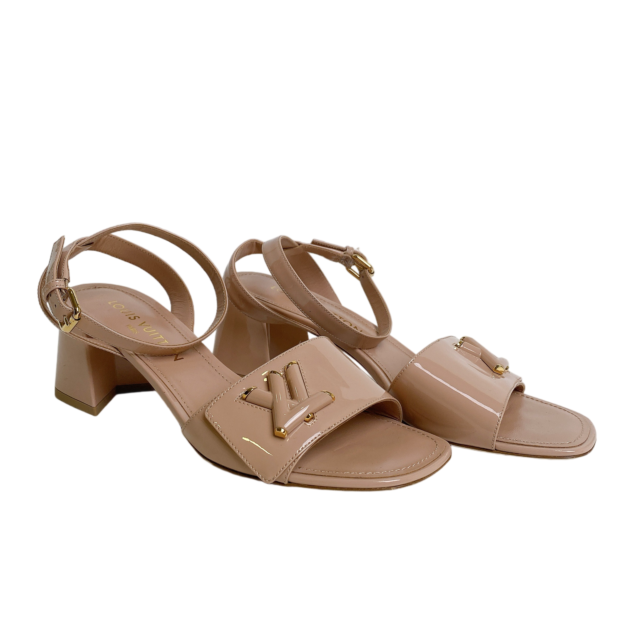 LV HIGH HEEL IN BEIGE