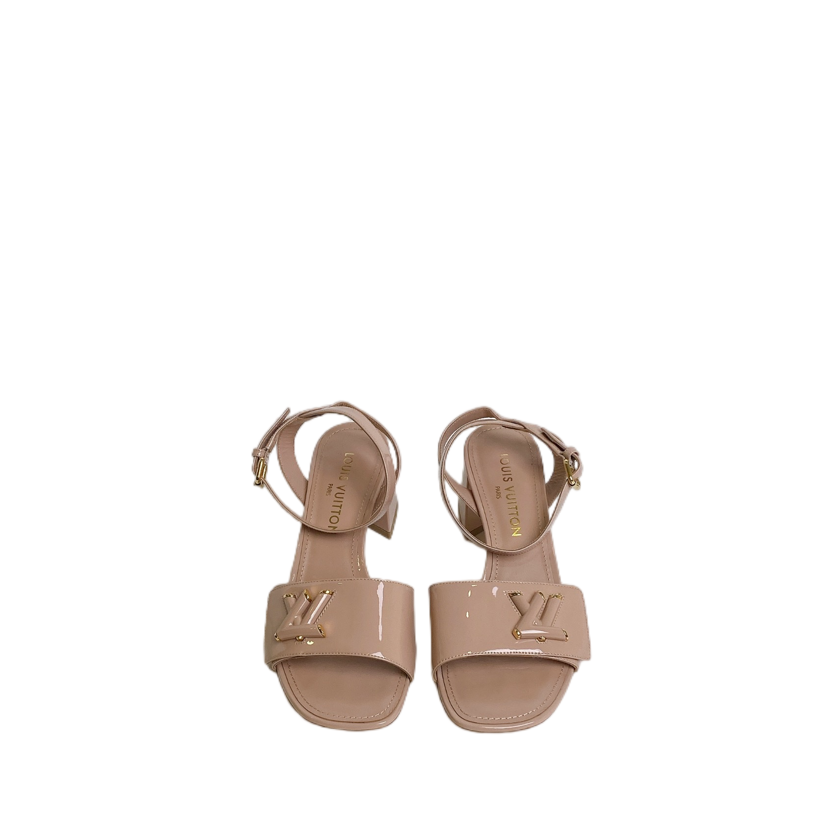 LV HIGH HEEL IN BEIGE