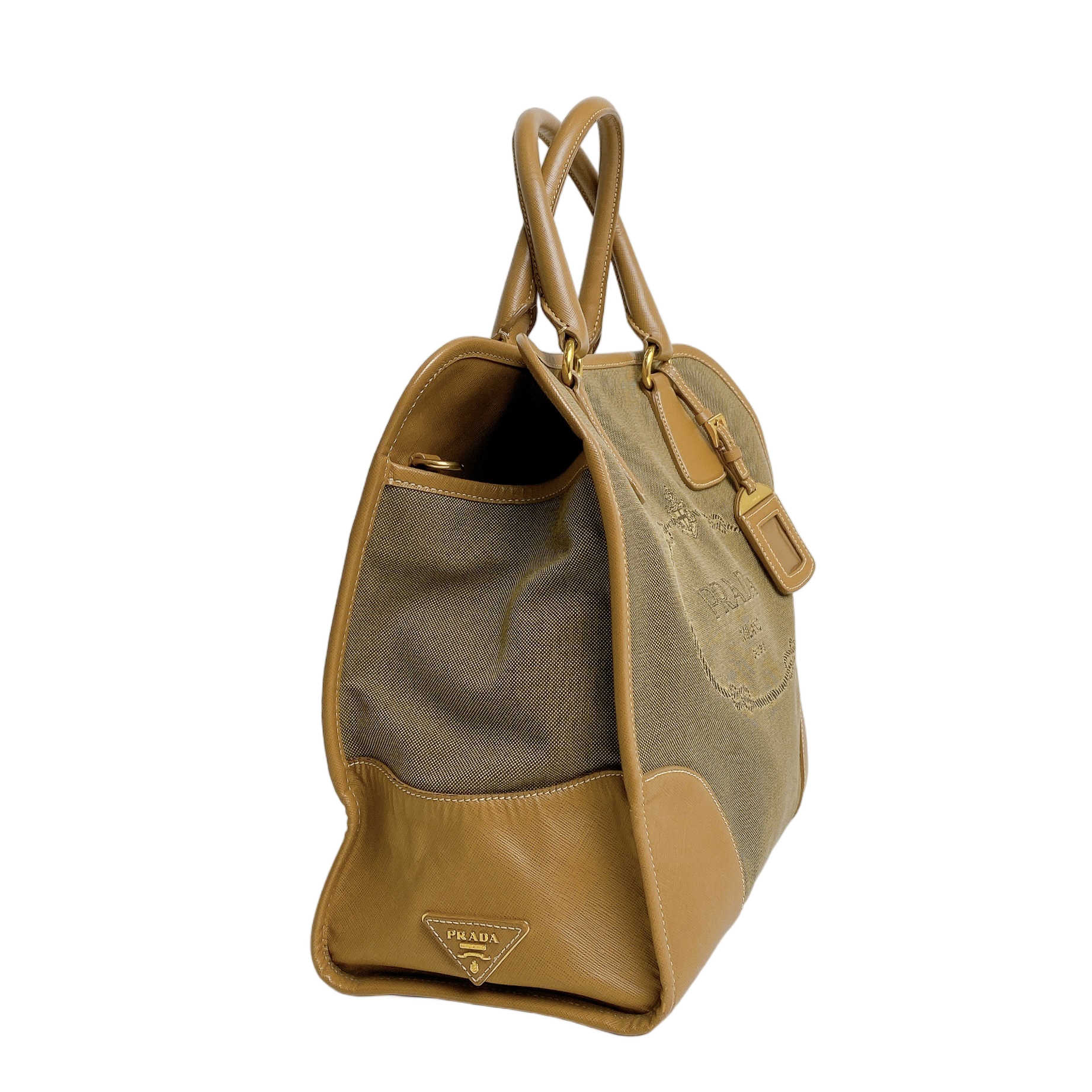 PRADA CANVAS TOTE BAG